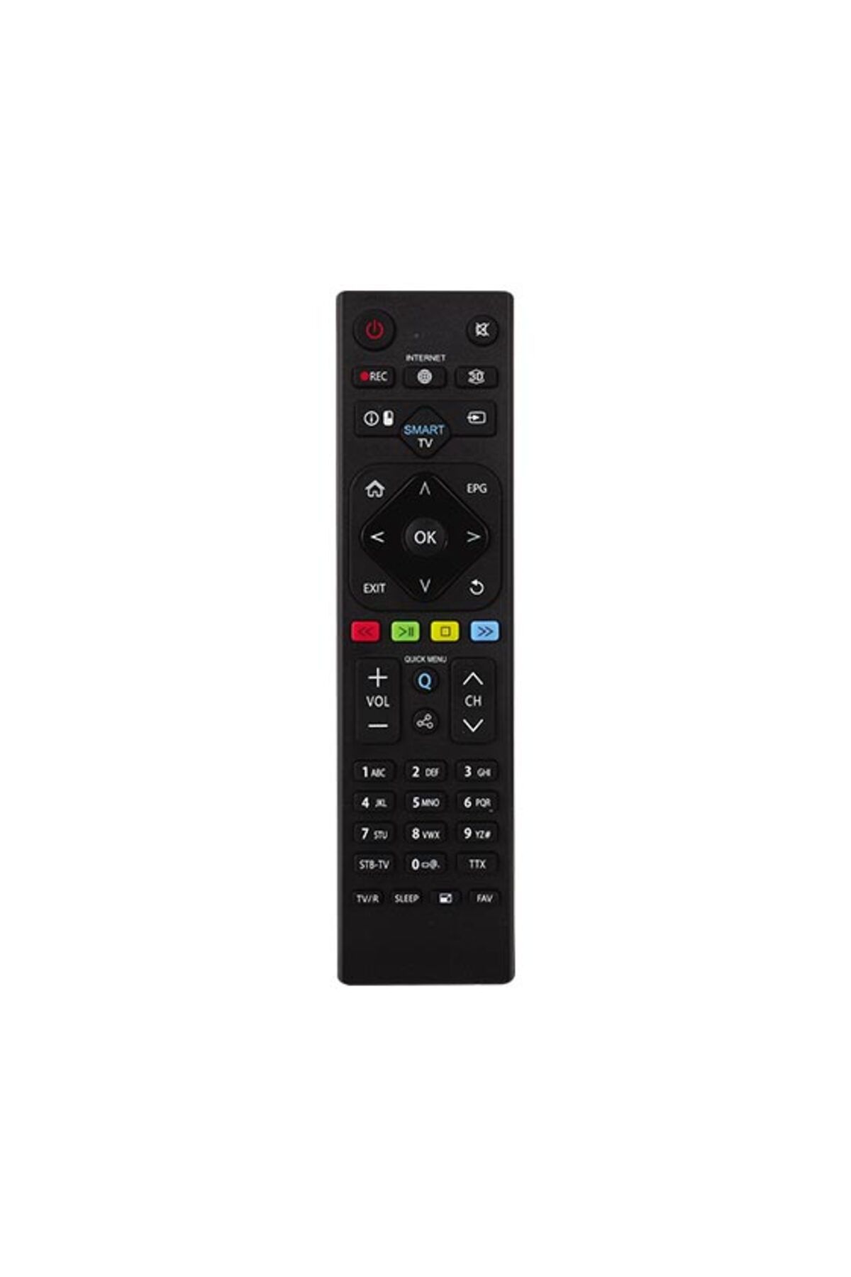 Go İthalat SUNNY RM-L265Uyumlu  SMART TV TUŞLU LCD-LED TV KUMANDA (RC0265-082019034) (4199)