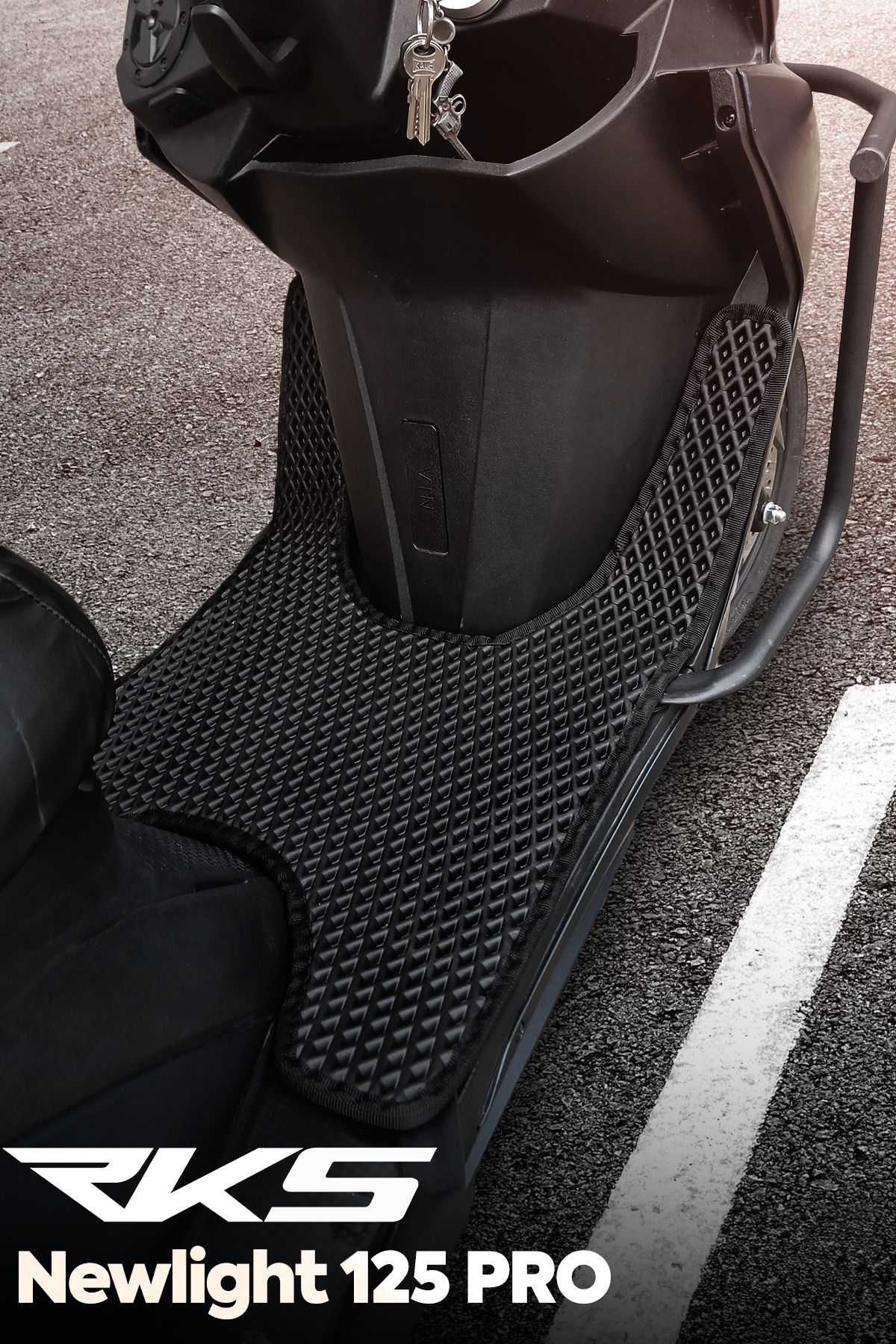 TORPEDO RKS Newlight 125 Pro Premium Eva Uyumlu Motosiklet Paspası - Siyah