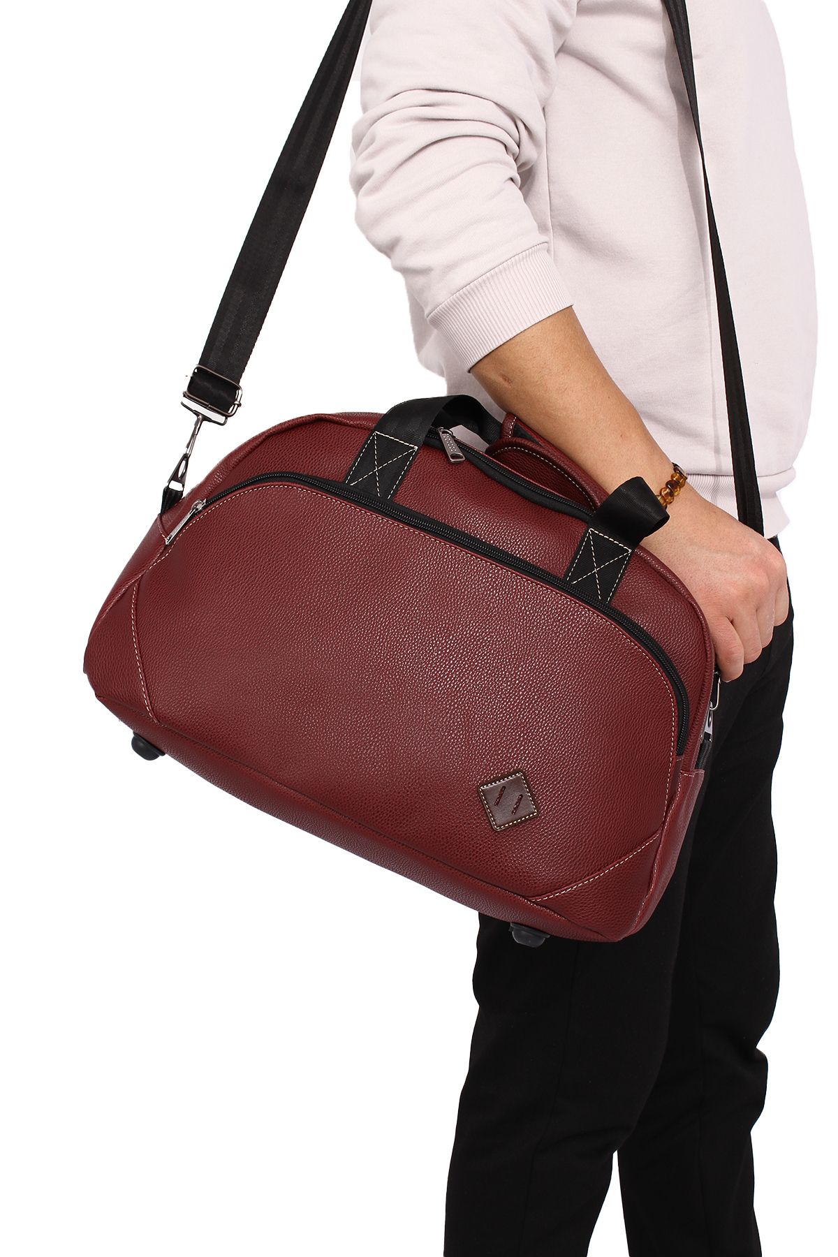 Fiyaka GK60 klasik seyahat valizi spor hastane çantası el ve omuz annebebek çantası kabin boy hostes valiz
