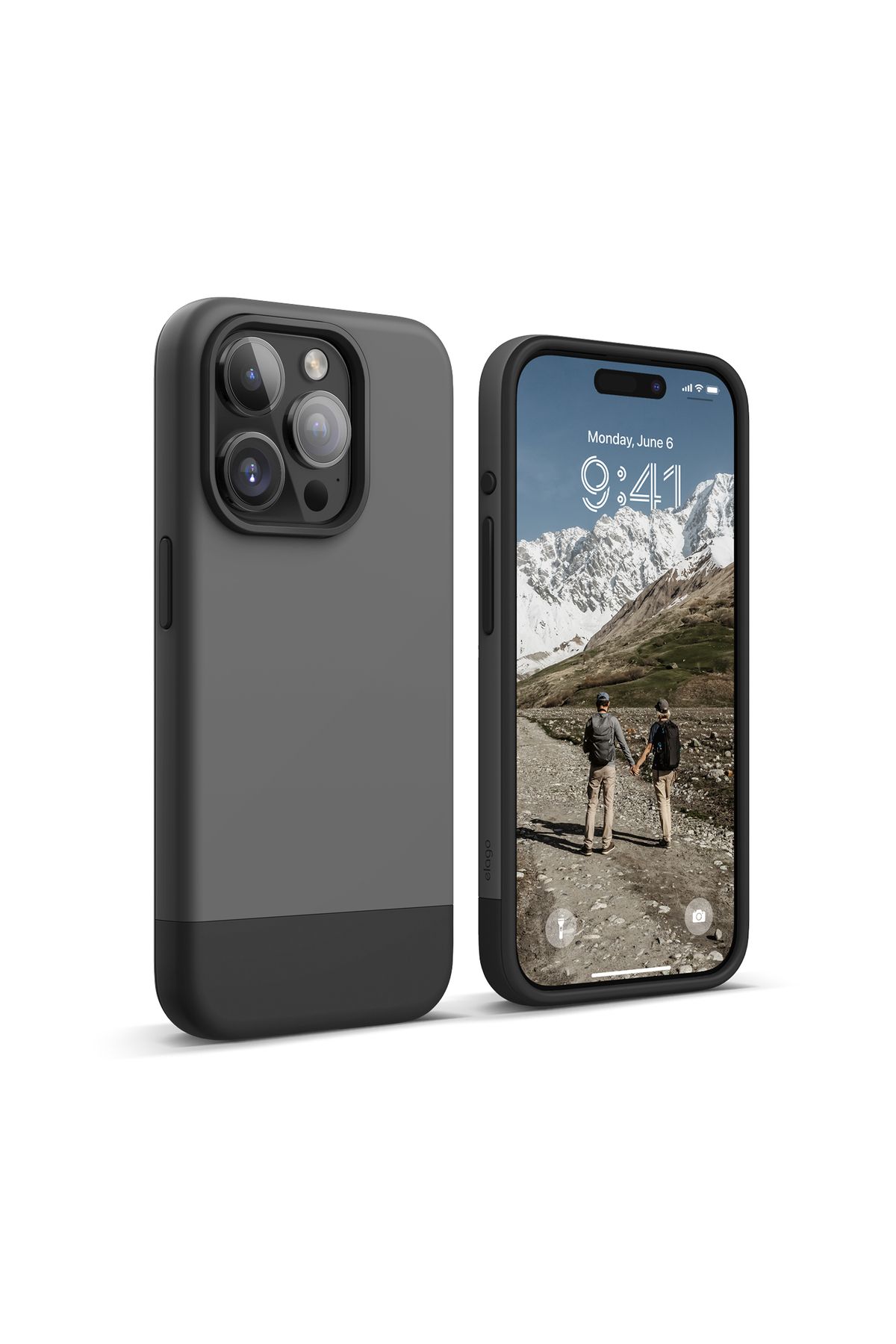 Elago Apple iPhone 15 Pro Uyumlu Glide MagSafe Silikon - Siyah