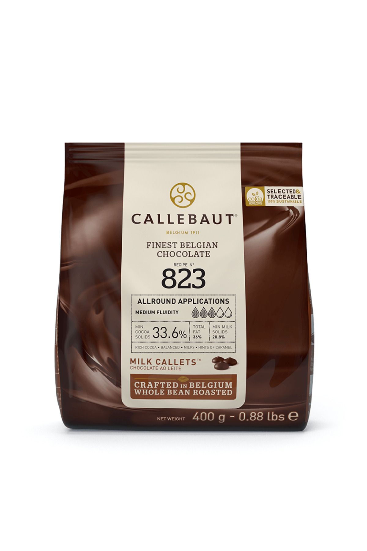 Callebaut Belçika Çikolatası Sütlü (0,40 KG)