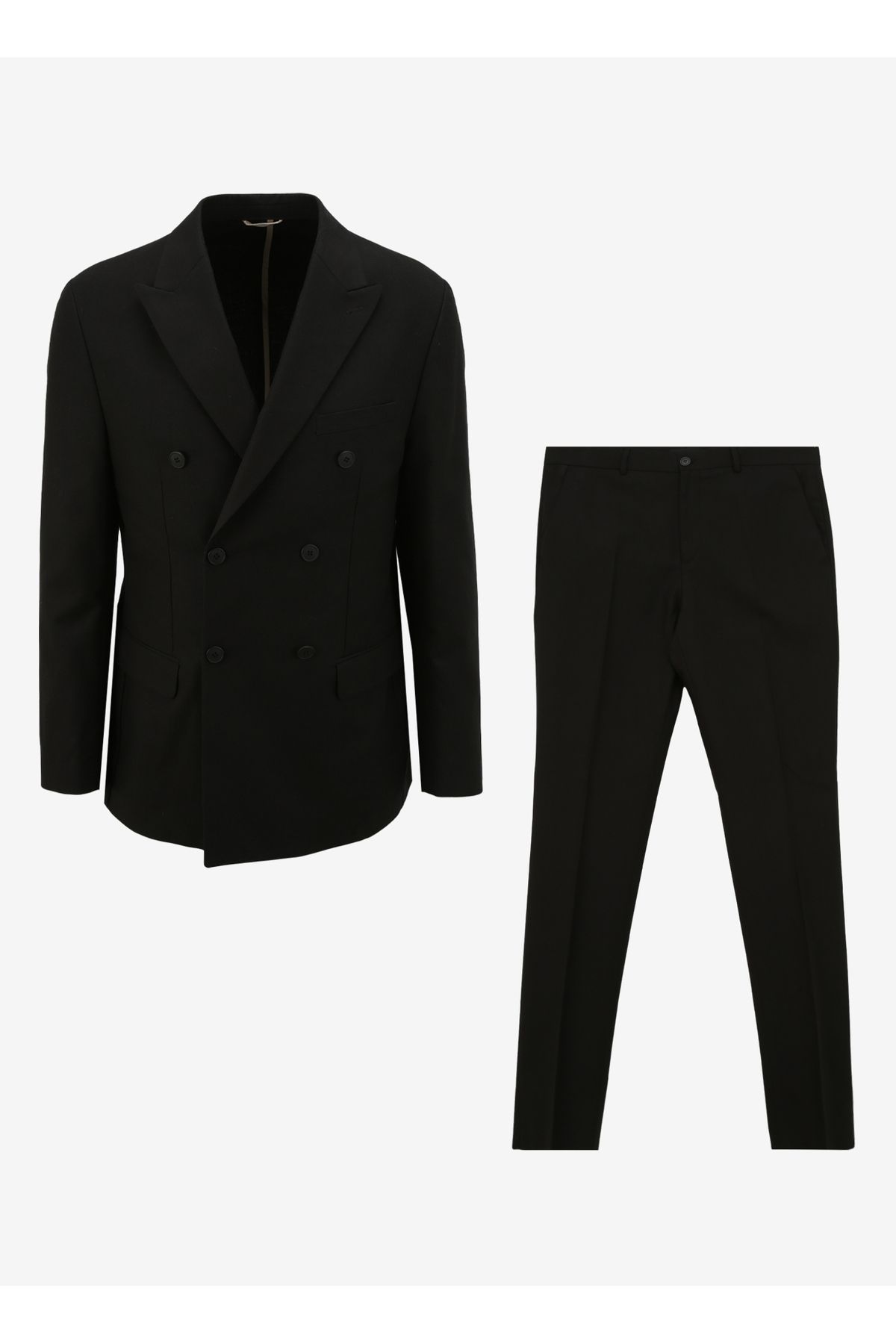 Fabrika Normal Bel Basic Siyah Erkek Takım Elbise F4SM-TKM 03