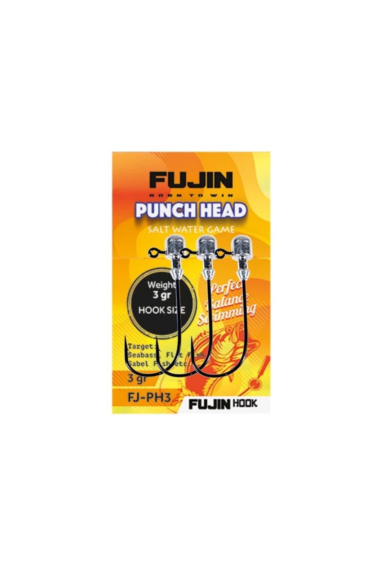 Fujin Punch Head Fj-ph #3/0 Jighead 3gr