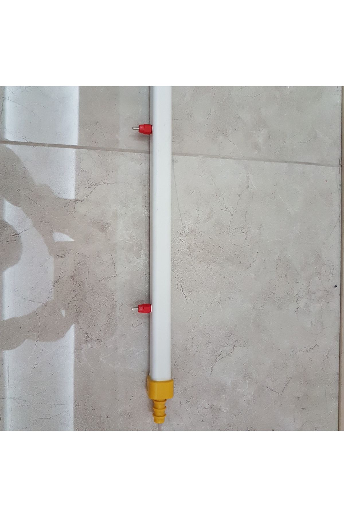 Cosartavukculuk NİPEL TAVUK SULUK 40 CM 2 NİPELLİ KARE BORU