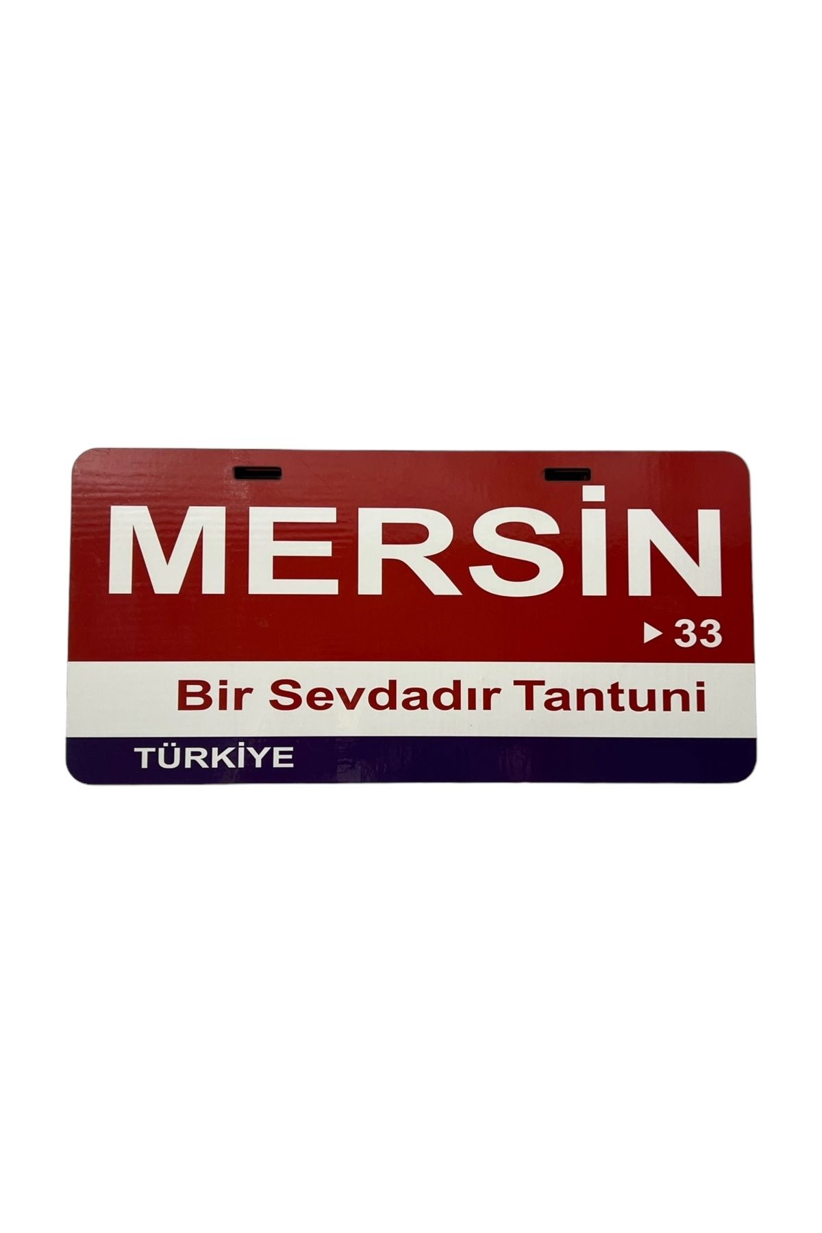 POSTER 33 Plaka Numaralı Mersin İli 15x30 Cm Ahşap Poster