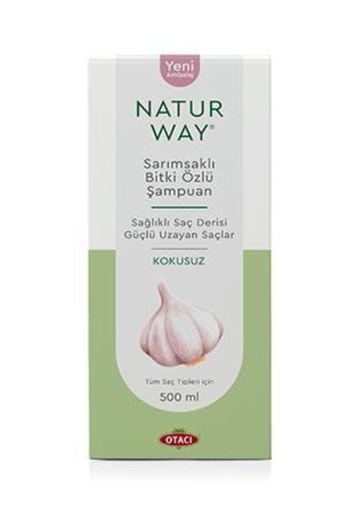 Otacı Naturway Sarımsaklı Bitki Özlü Şampuan 500ml + Saç Kremi 500ml