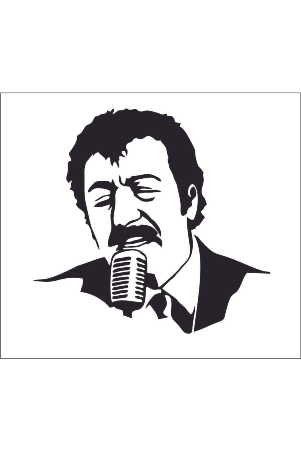 Müslüm Gürses Müslüm Baba Sticker (16x15 Cm) 00760_0