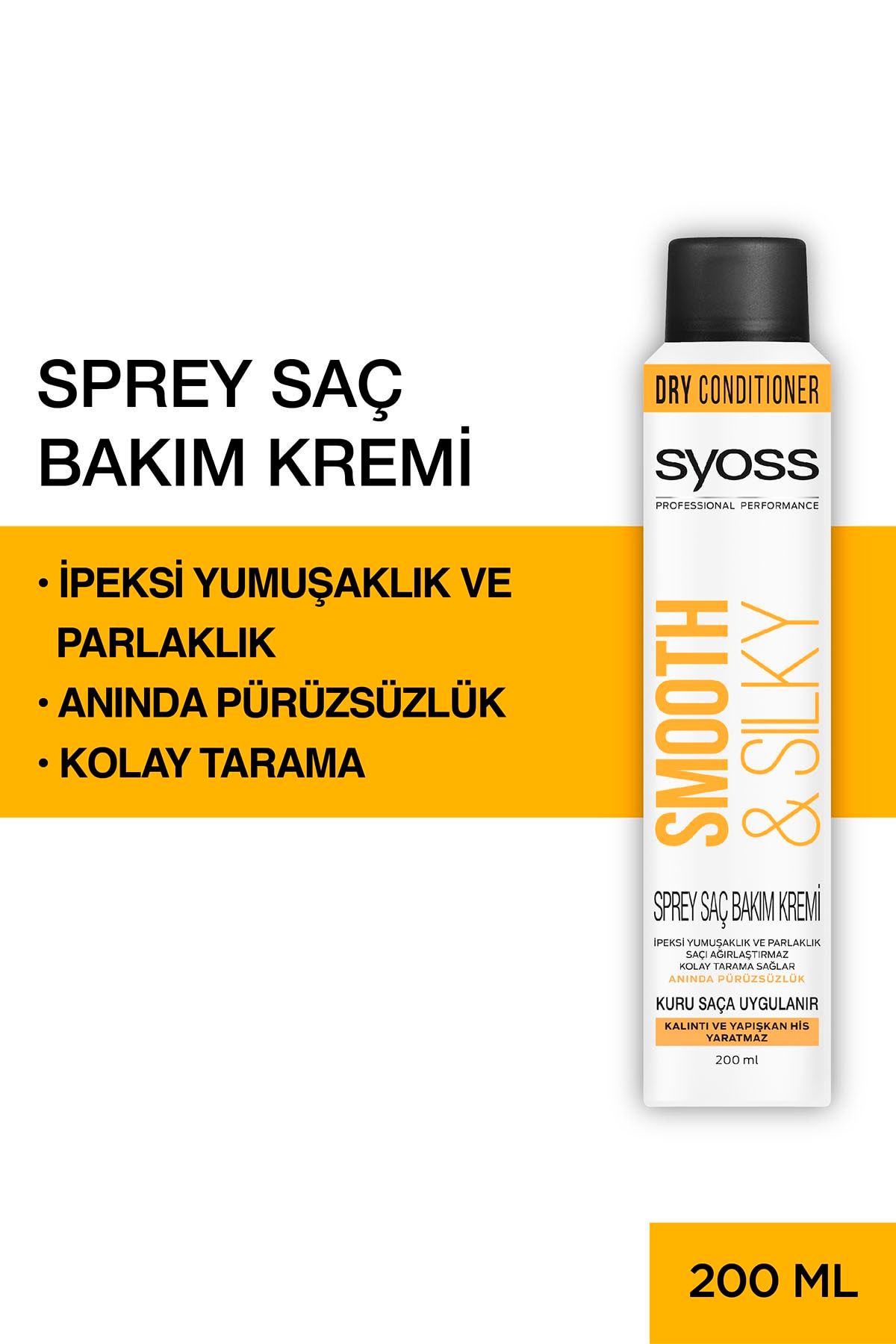 Syoss Smooth & Silky Sprey Saç Bakım Kremi