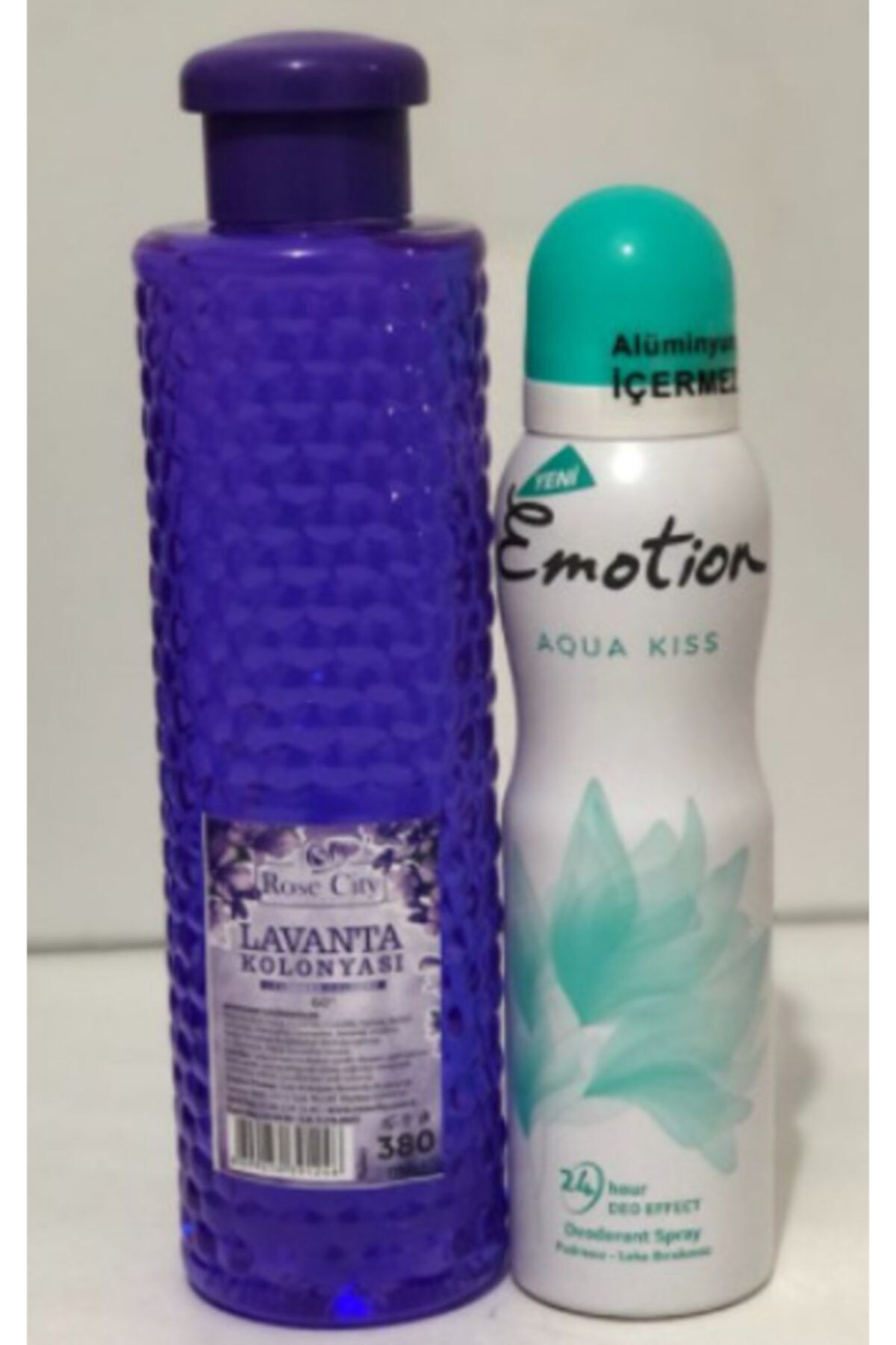 Emotion Lavanta Kolonyası 380 ml +Aqua Kıss Deodorant 150 ml