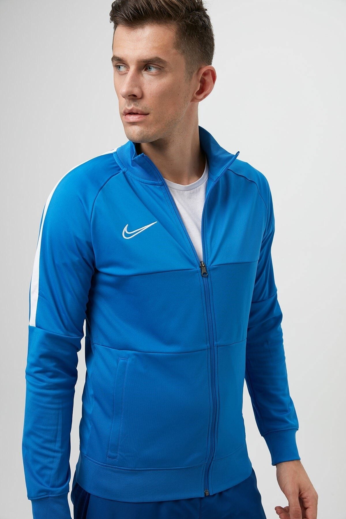 Nike Erkek Sweatshirt - Dry Acdmy19 Trk Jk - AJ9180-463