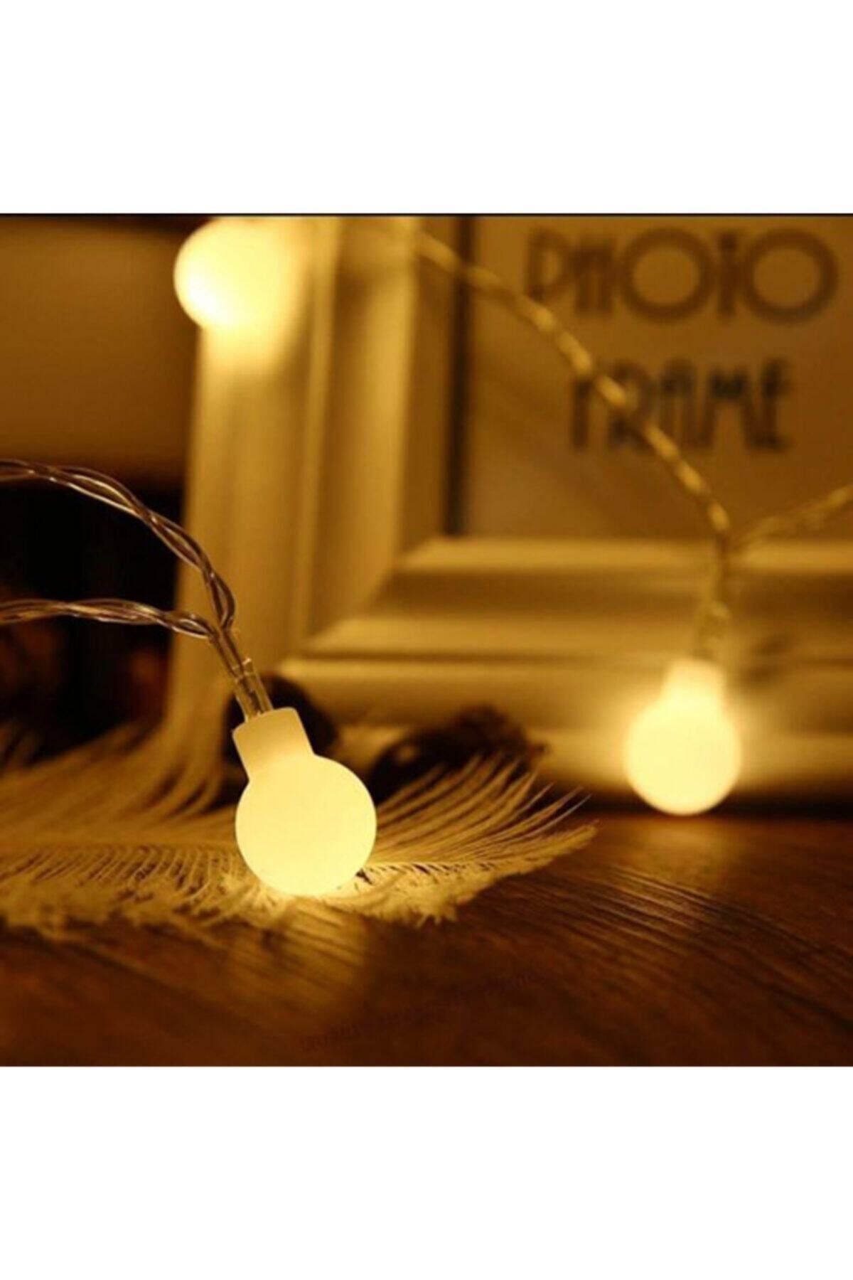Lambax Pilli 3 Mt Günışığı Dekoratif Mini Ledli Top Süs Ip Led Işık Aydınlatma