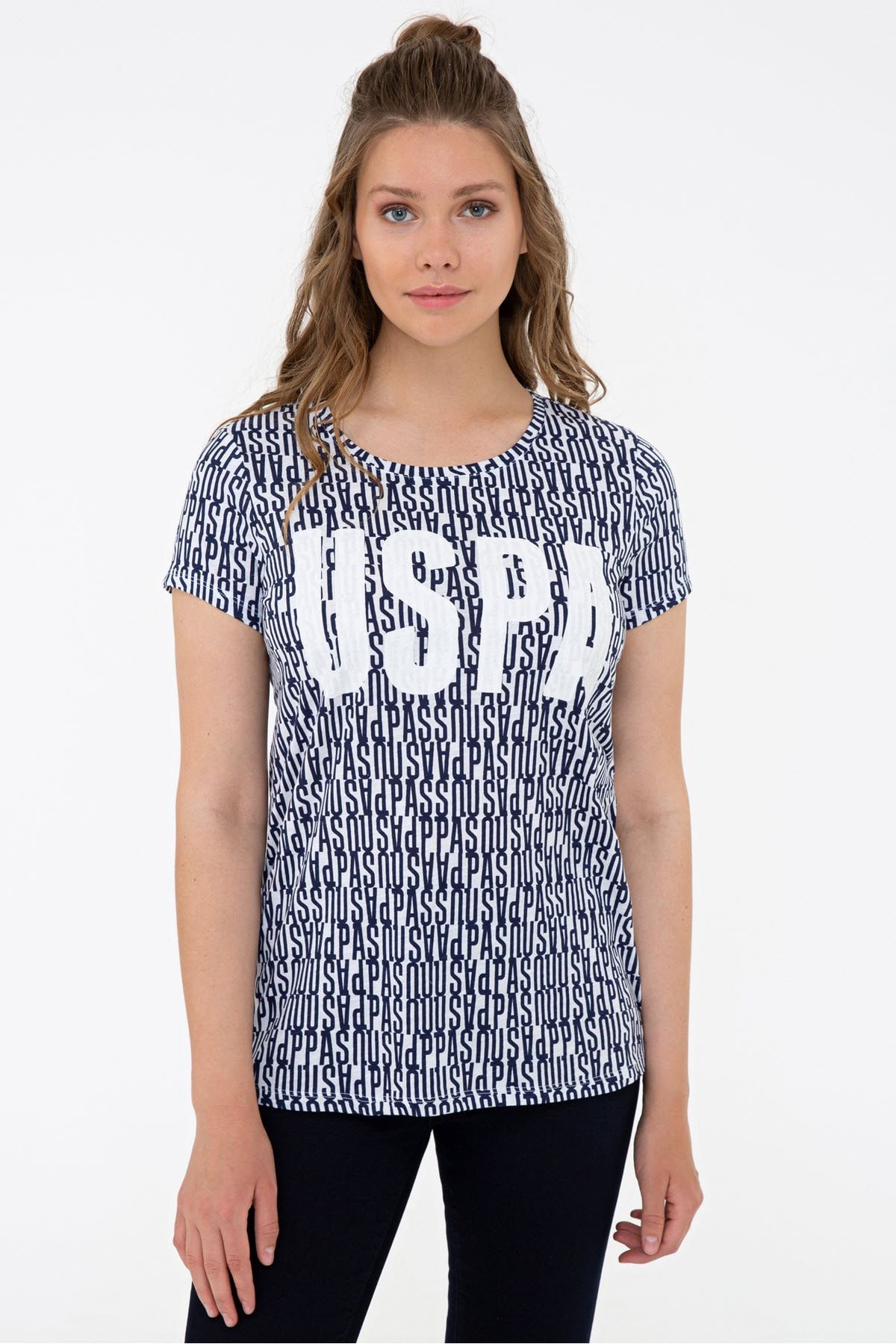 U.S. Polo Assn. Lacivert Kadın T-Shirt