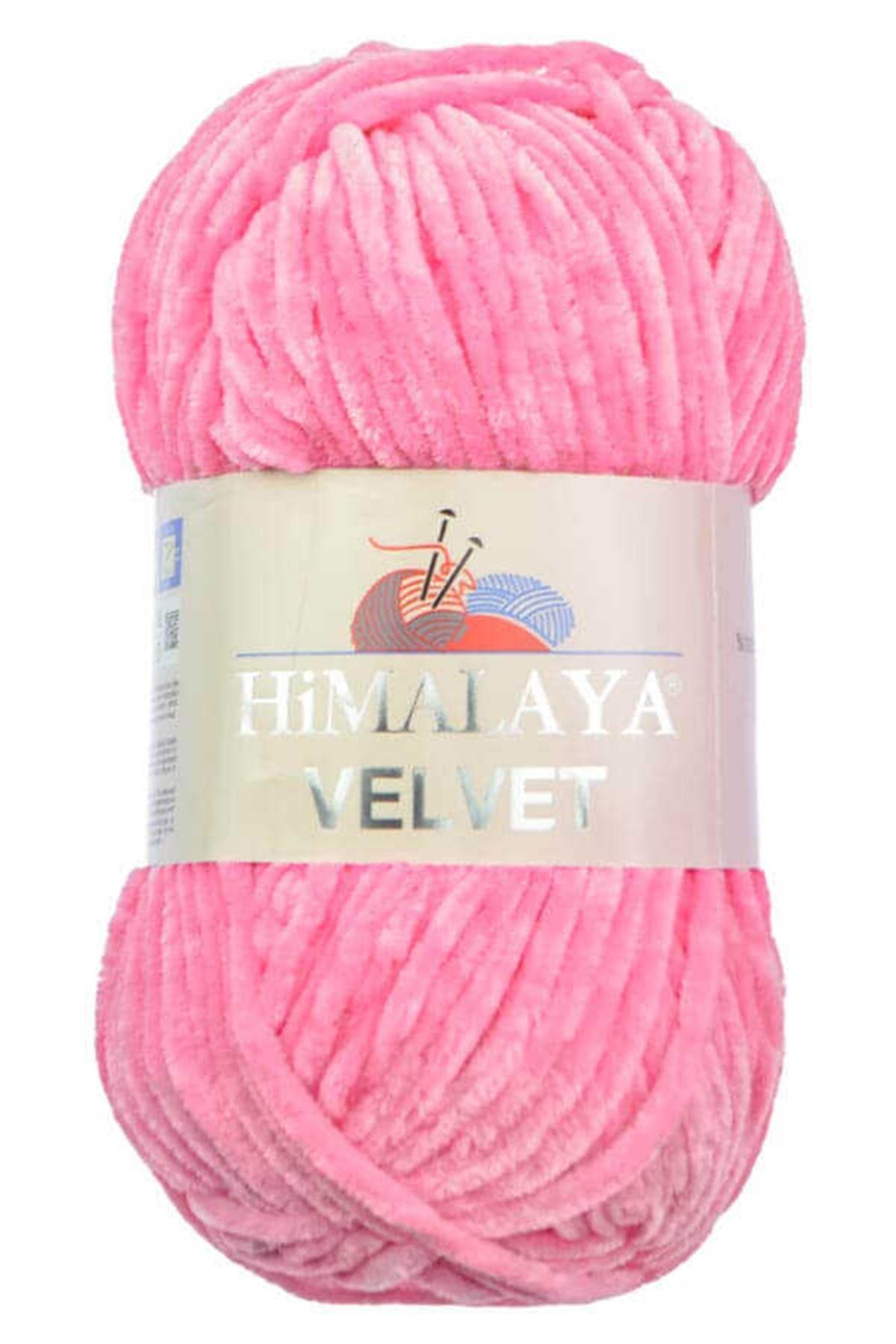 Himalaya Velvet Kadife Ip 90009 Şeker Pembe