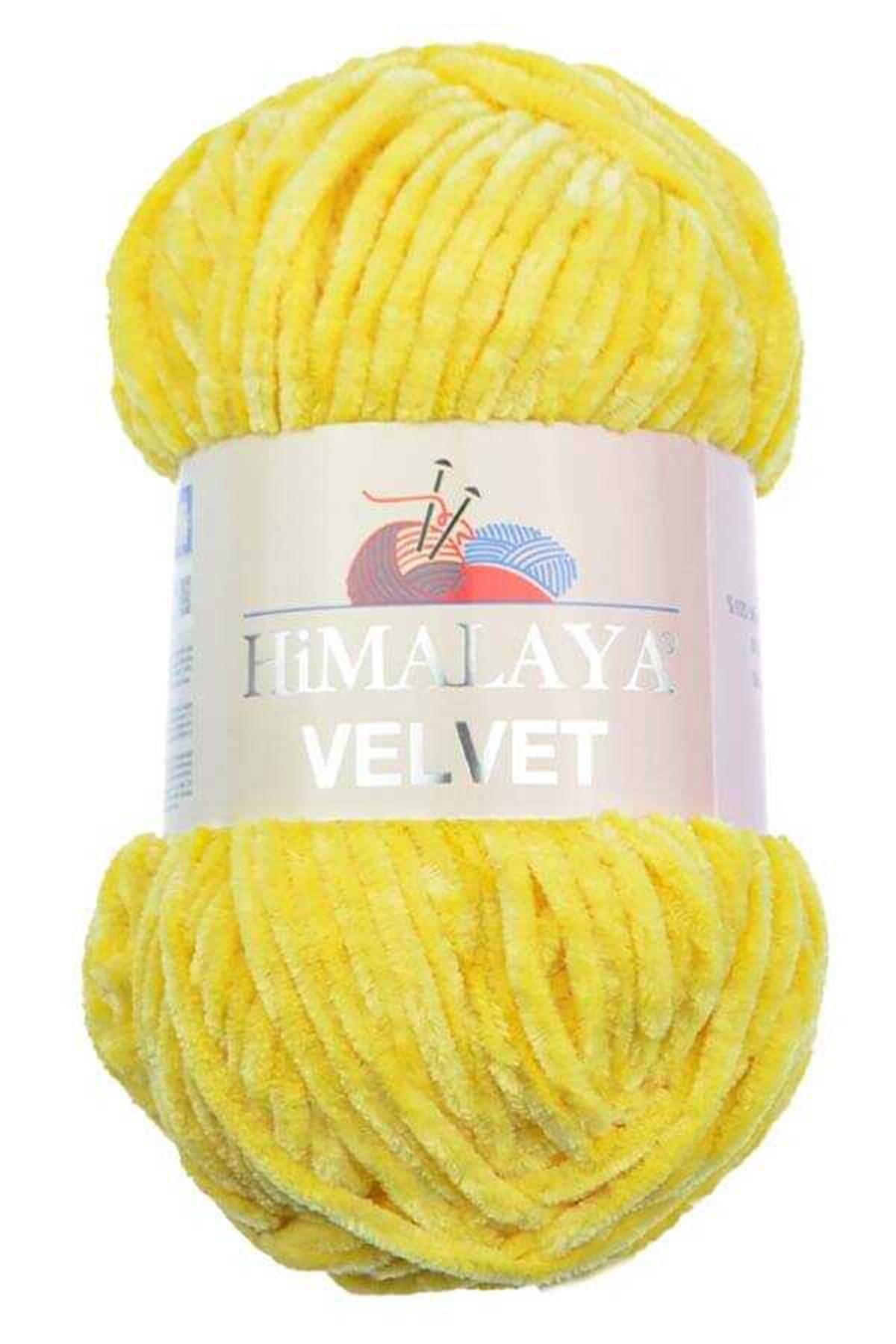 Himalaya Sarı Velvet Kadife Ip 90013