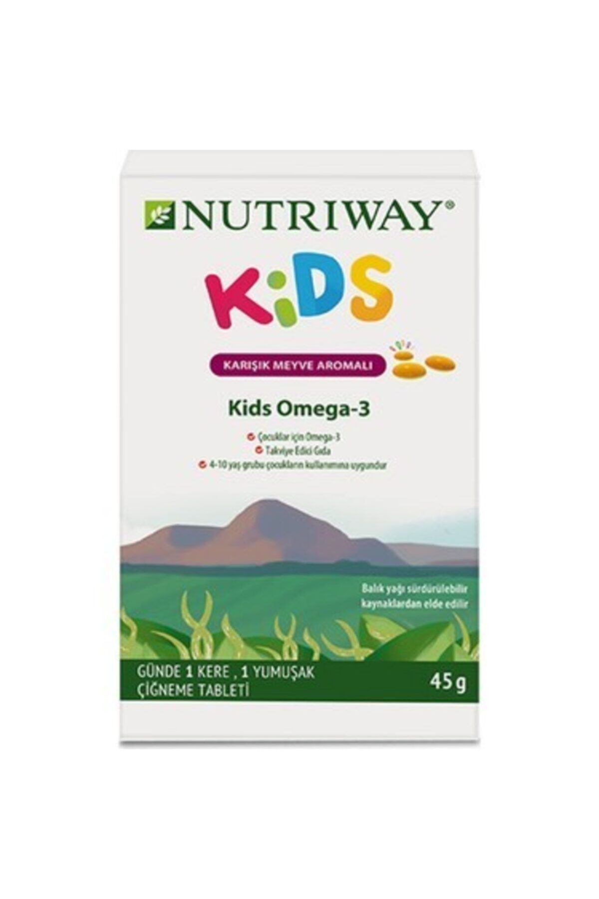 Nutriway Amway Kids Omega -3 Nutrıway 45 G Ambalaj Her Birinde 15 Yumuşak Çiğneme Tablet