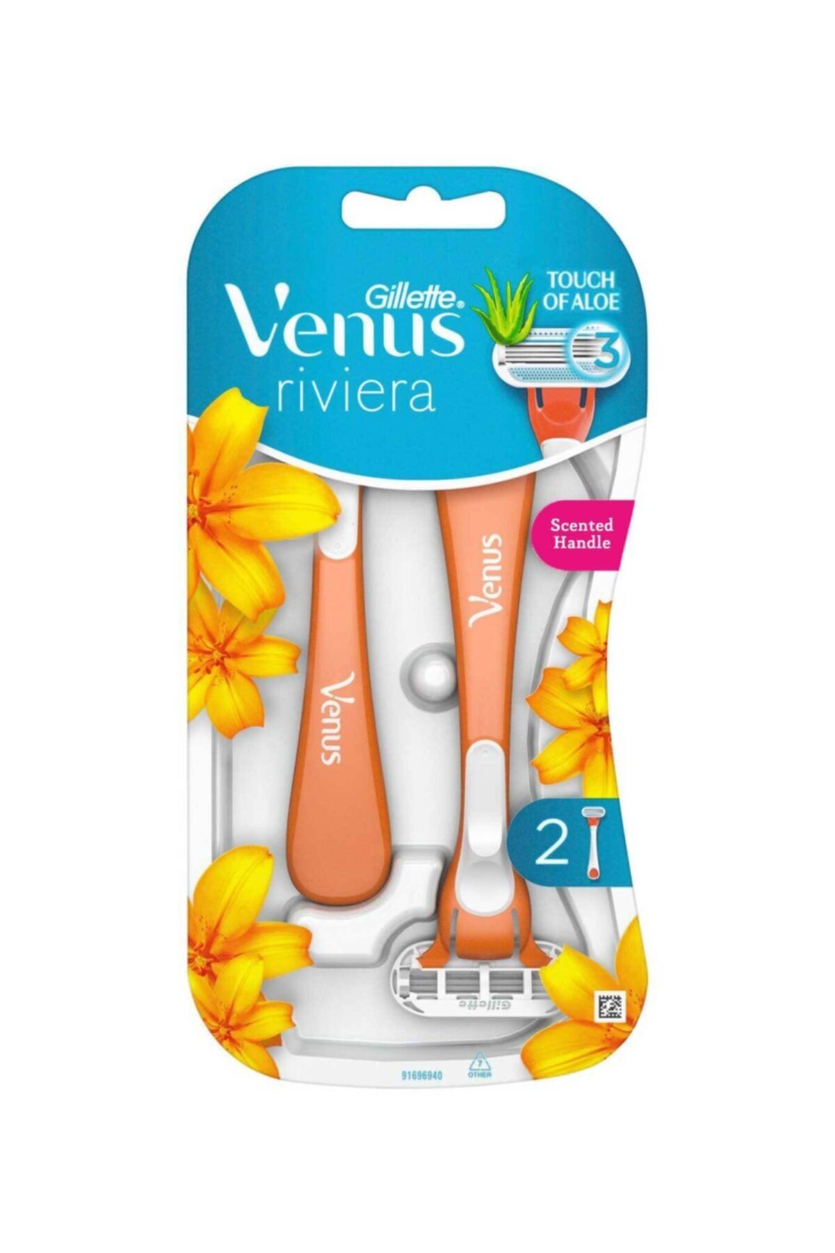 Gillette Venus Riviera Kadın Tıraş Bıçağı Touch Of Aloe 2'li