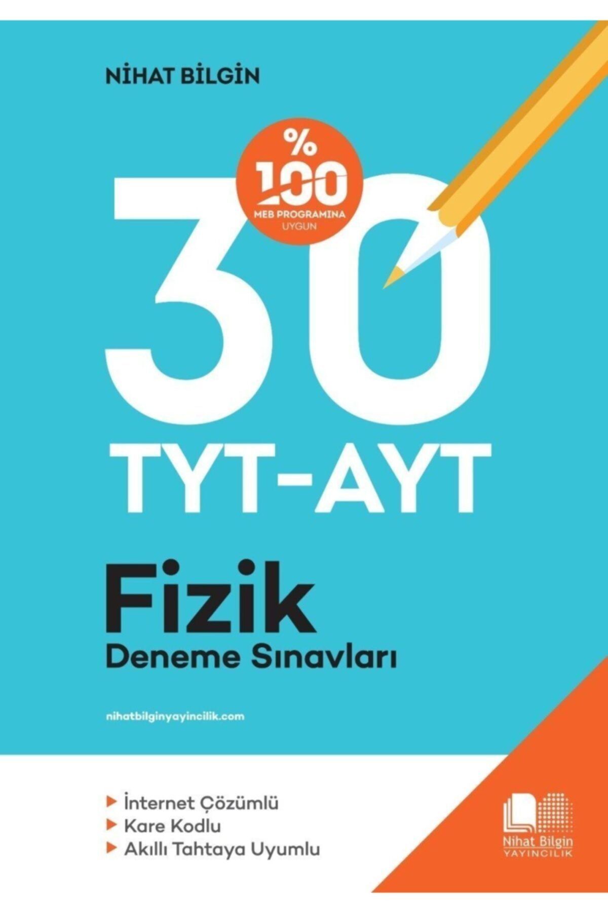 Nihat Bilgin Yayınları Nihat Bilgin Tyt Ayt Fizik Denemeleri 30 Tyt 30 Ayt