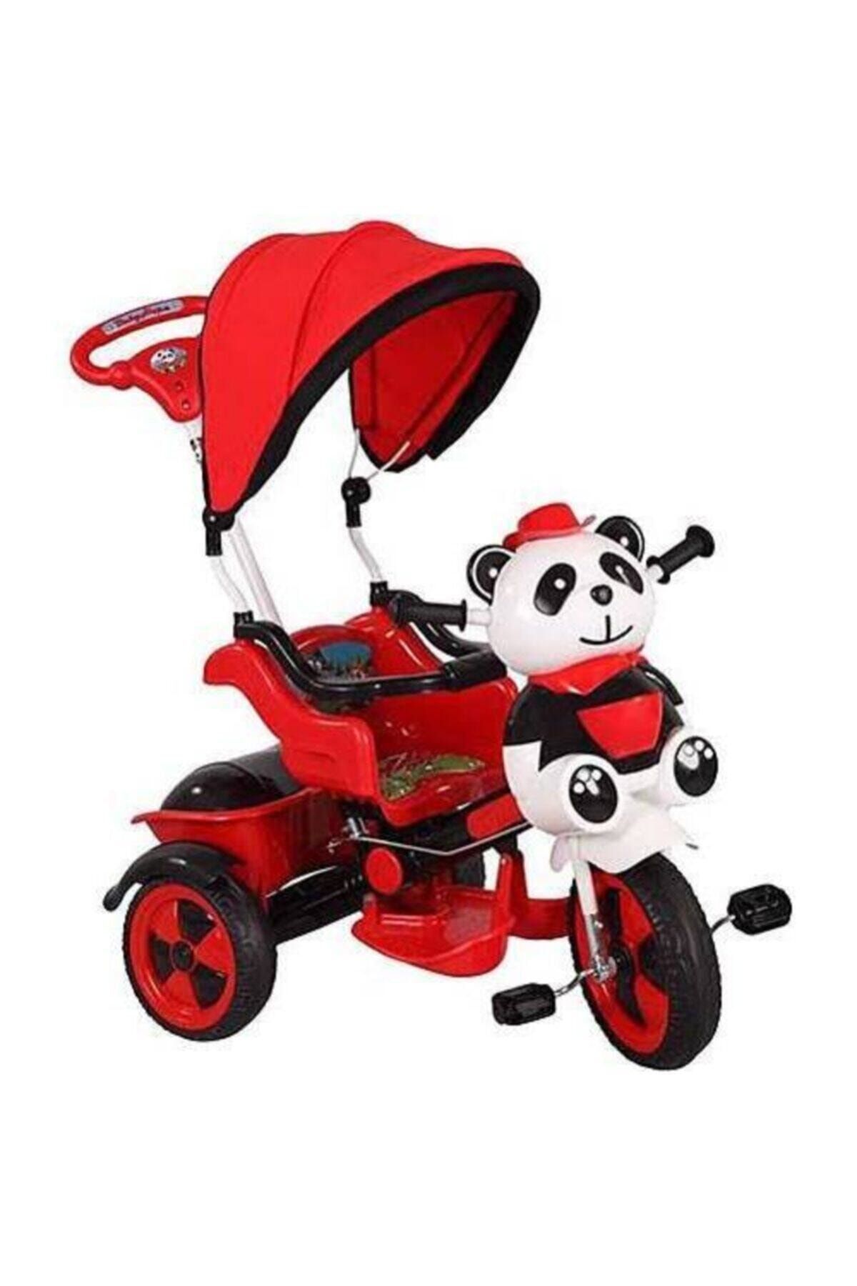 Babyhope 127 Little Panda Ebeveyn Kontrollü Tenteli Müzikli Tricycle Üç Teker Bisiklet