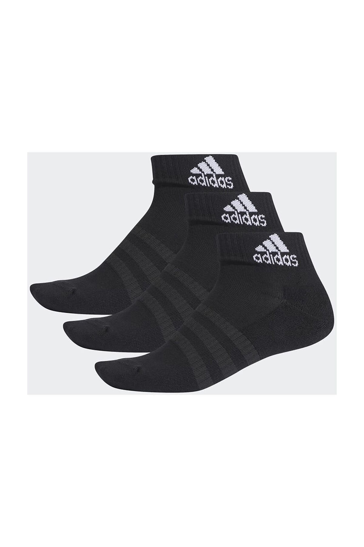 adidas Dz9379 Siyah Yastıklamalı 3'lü Çorap