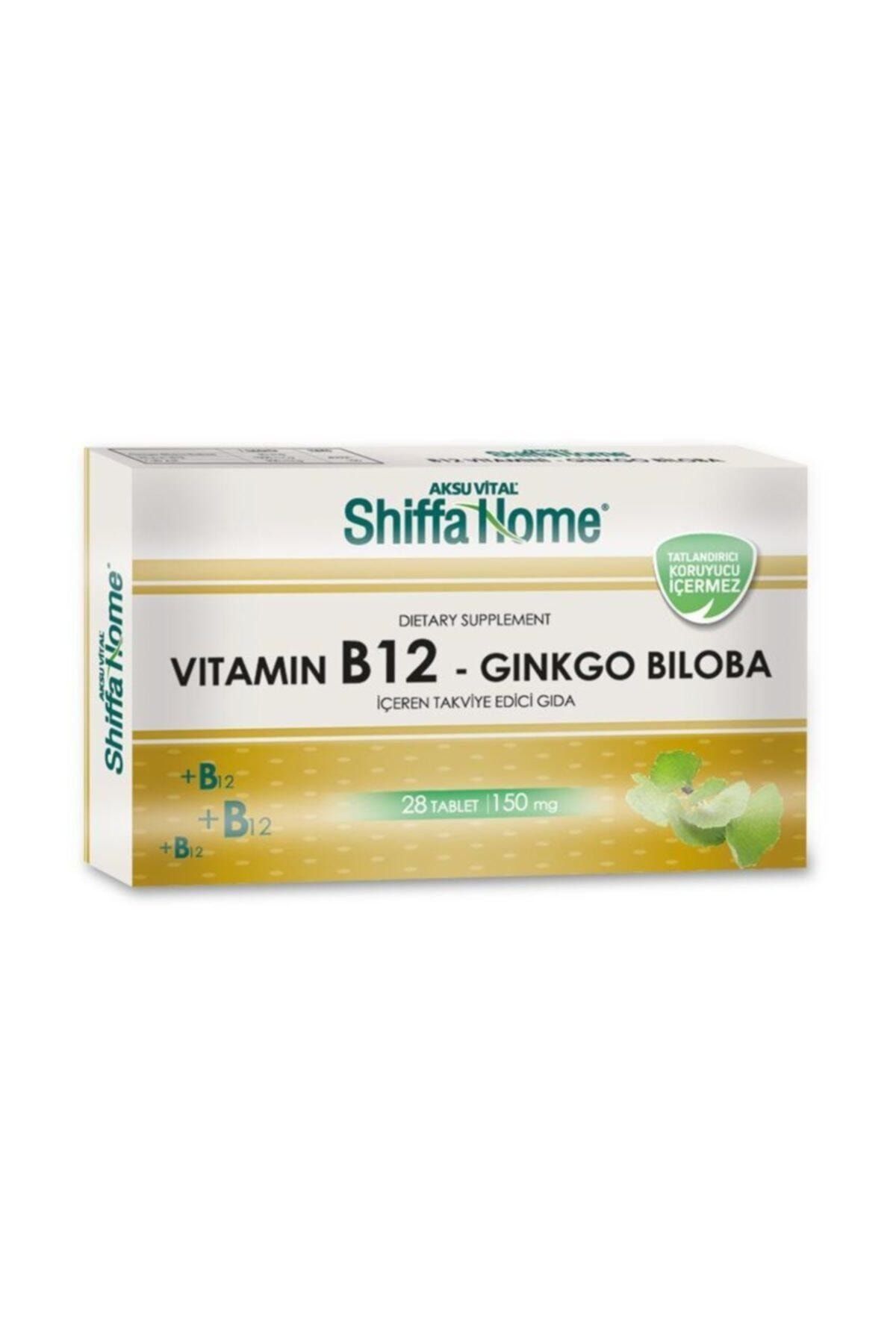 Shiffa Home Aksu Vital Vitamin B12 Ginko Biloba Tablet 150 mg 28 Tablet