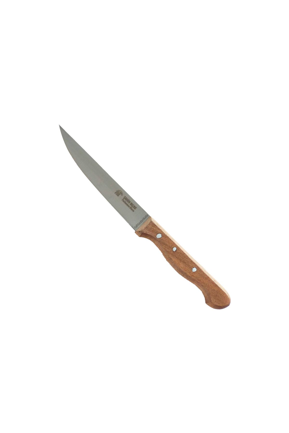 Şahin Bursa Paslanmaz Sebze Bıçağı 12 Cm, Ahşap Sap