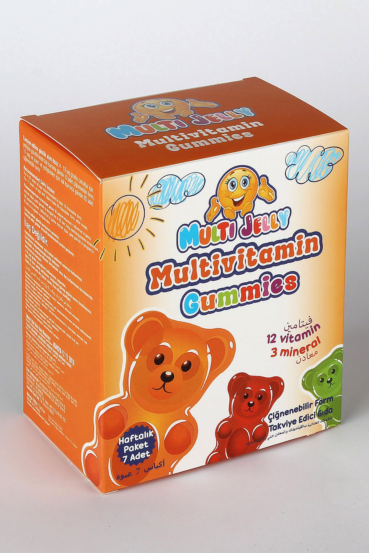 Multiball Multı Jelly ( Multi Vitaminli Jelıbon ) 20 gr X 7 Paket
