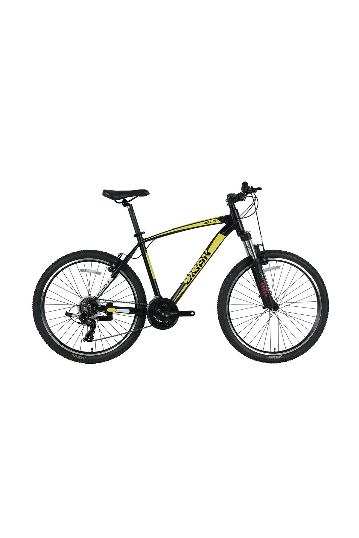 Bisan Mtx 7100 - 27.5'' Jant Dağ Bisikleti 19'' 48 Cm (L) Kadro - Siyah Sarı