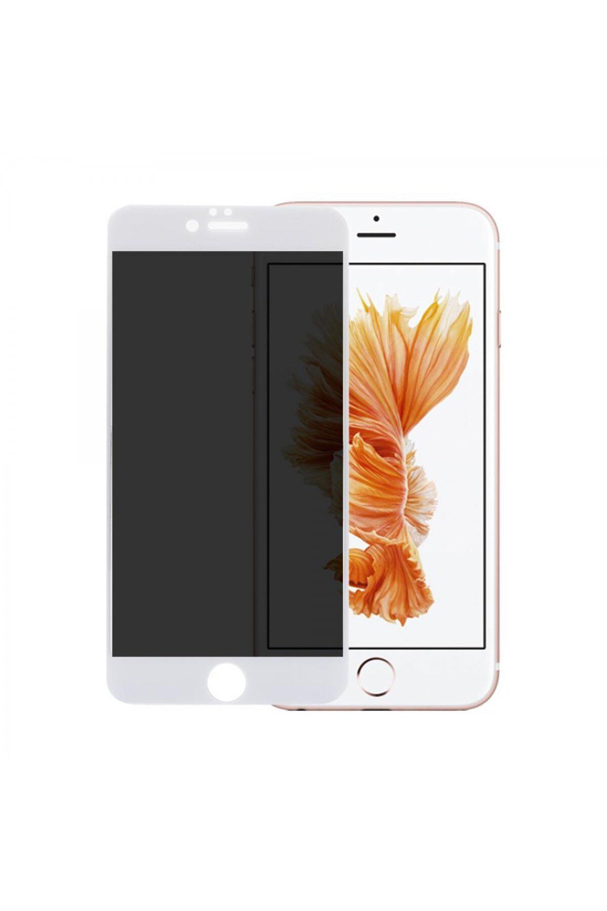 Nettech Apple Iphone 6s Plus Uyumlu Hayalet Full Cam Koruyucu - Beyaz