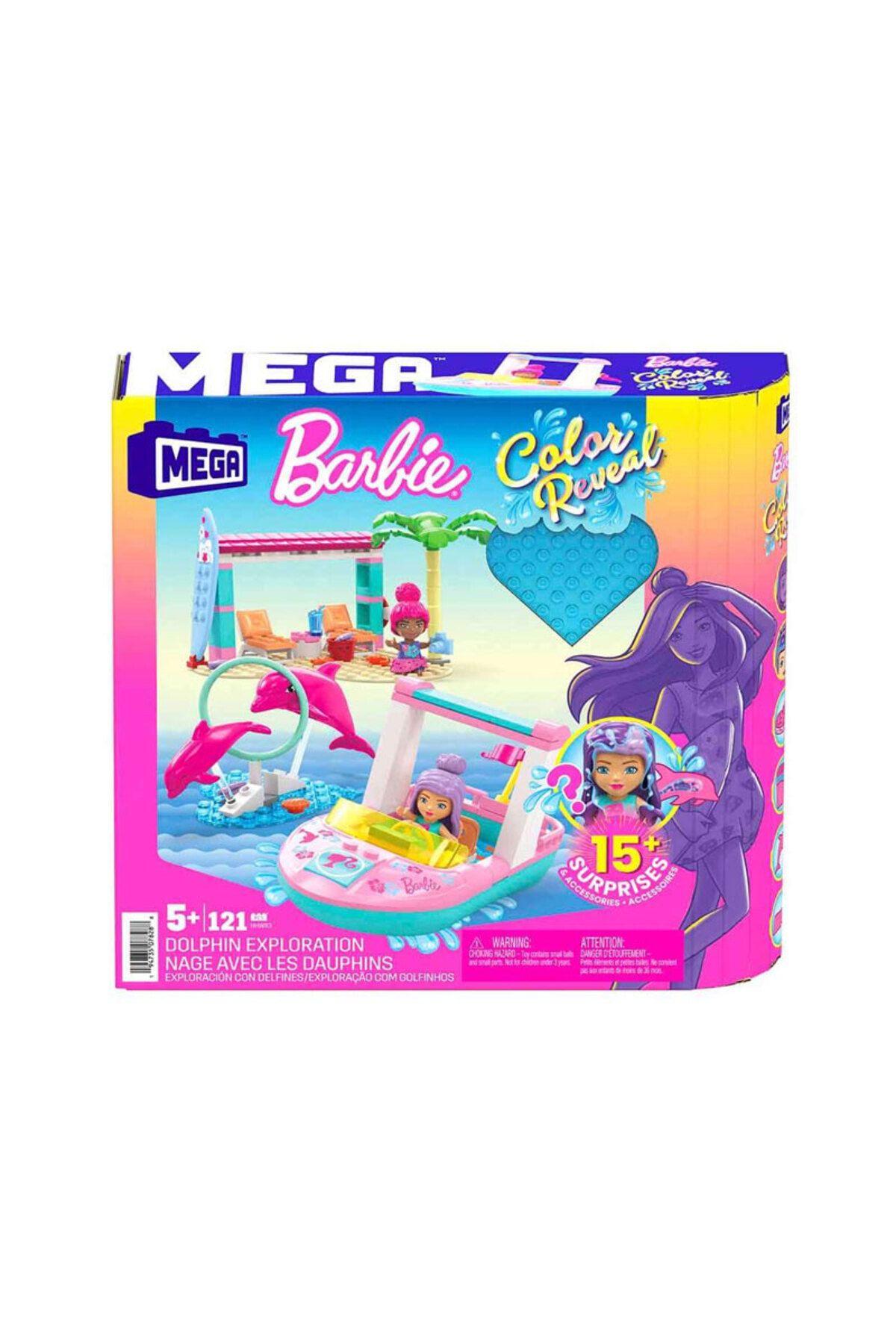 Mega Bloks Barbie Color Yunus Keşfi Yapı Set Hhw83