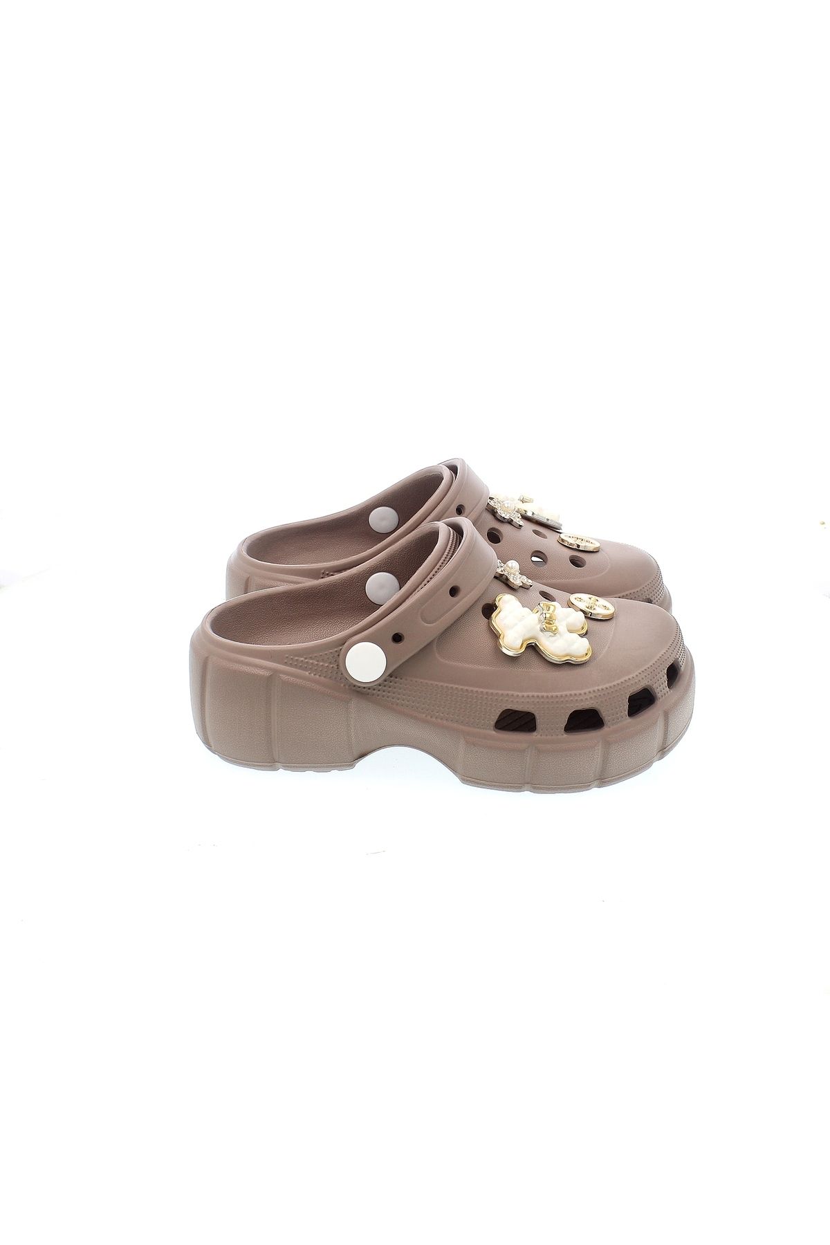Apella Samba Crocs Model Vizon Kadın Terlik&Sandalet