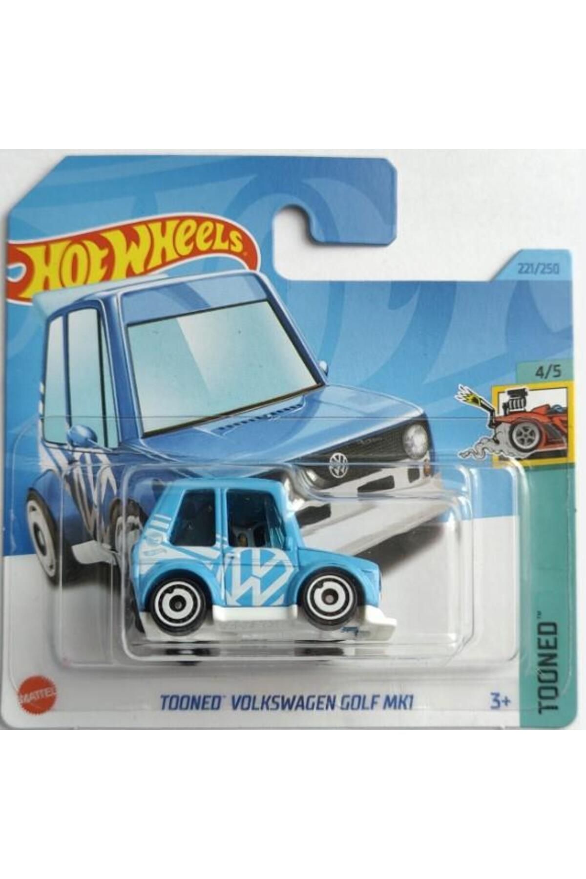 HOT WHEELS tekli Arabalar Tooned Volkswagen Golf MK1 HKK96