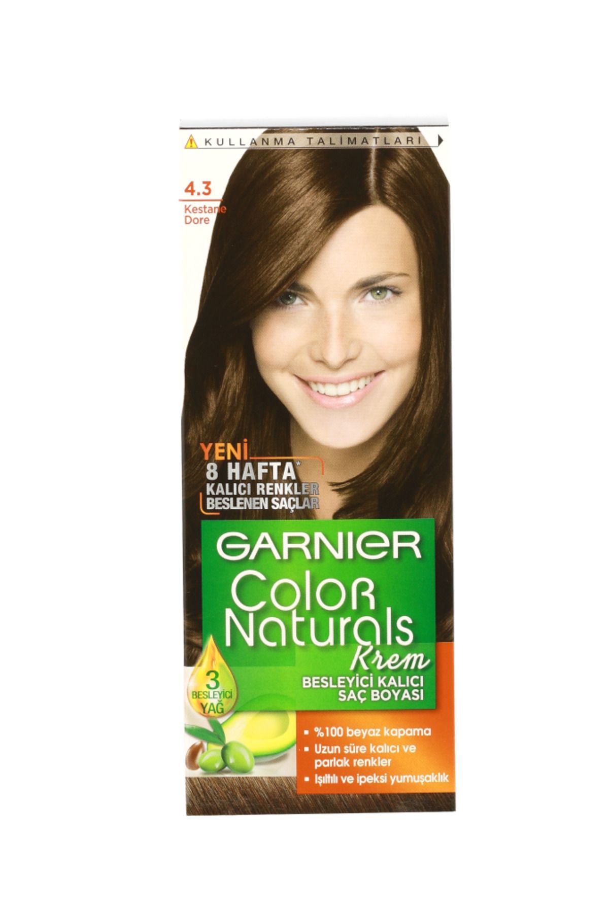 Garnier Color Naturals Saç Boyası 4.3 Kestane Dore
