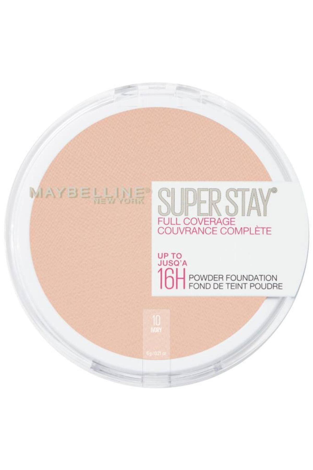 Maybelline New York Superstay 16h Pudra - 10 Ivory
