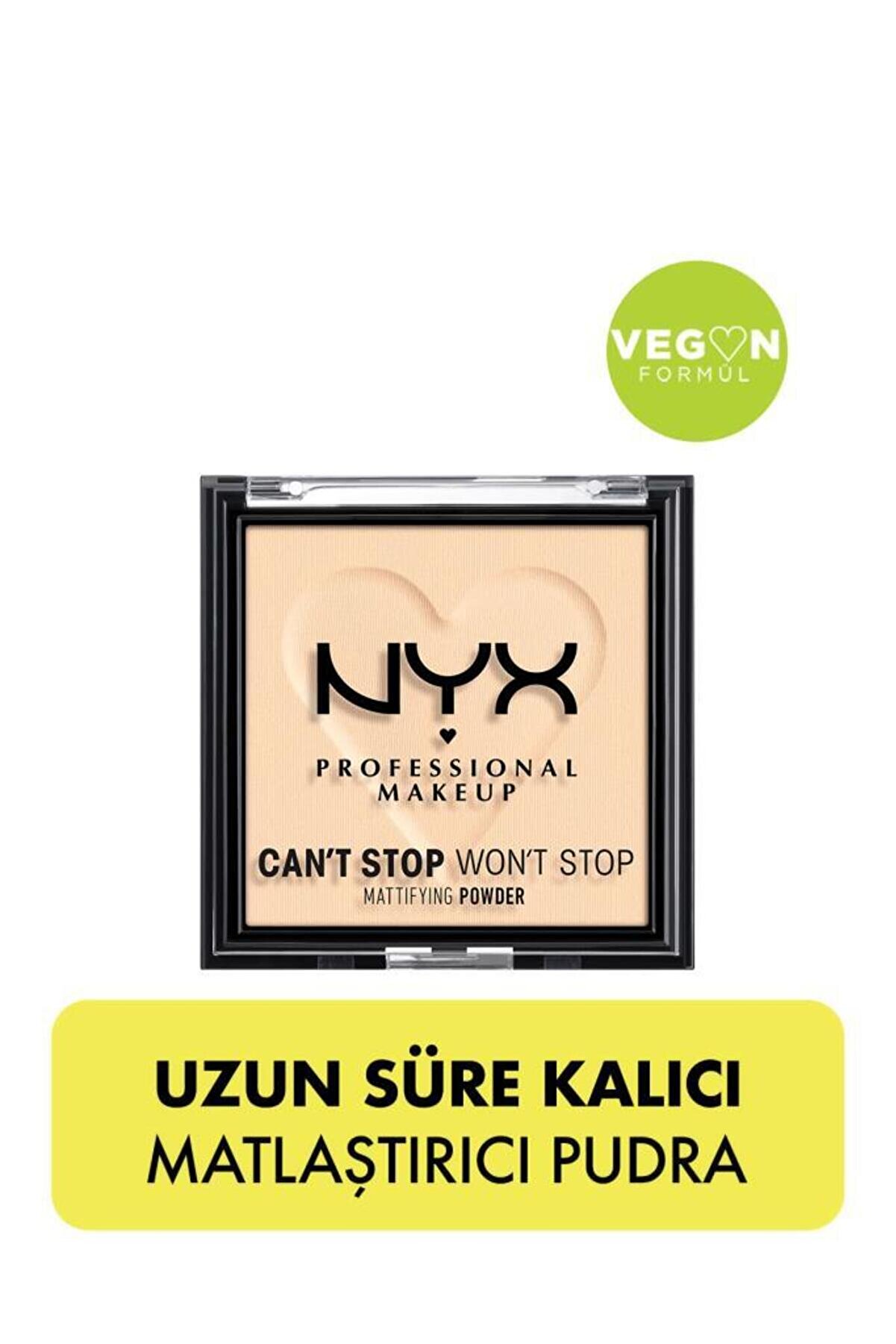 NYX Professional Makeup Can’t Stop Won’t Stop Matlaştırıcı Pudra- Fair