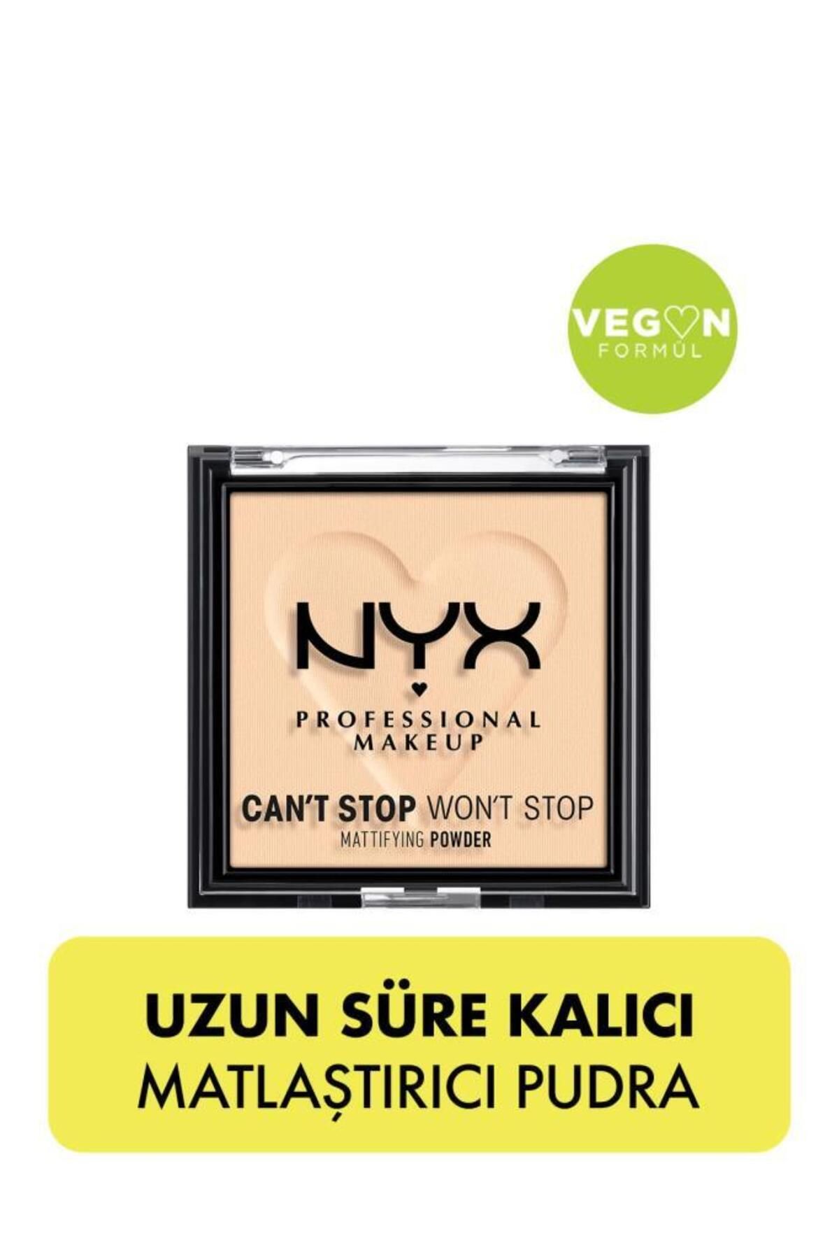 NYX Professional Makeup Can’t Stop Won’t Stop Matlaştırıcı Pudra- Light