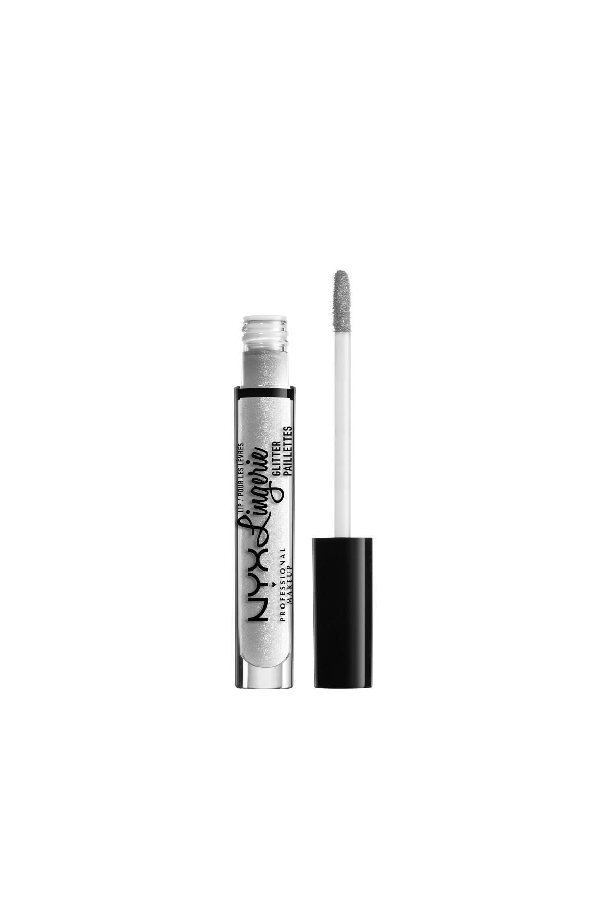 NYX Professional Makeup Işıltılı Dudak Parlatıcısı - Lip Lingerie Glitter Clear 800897155438