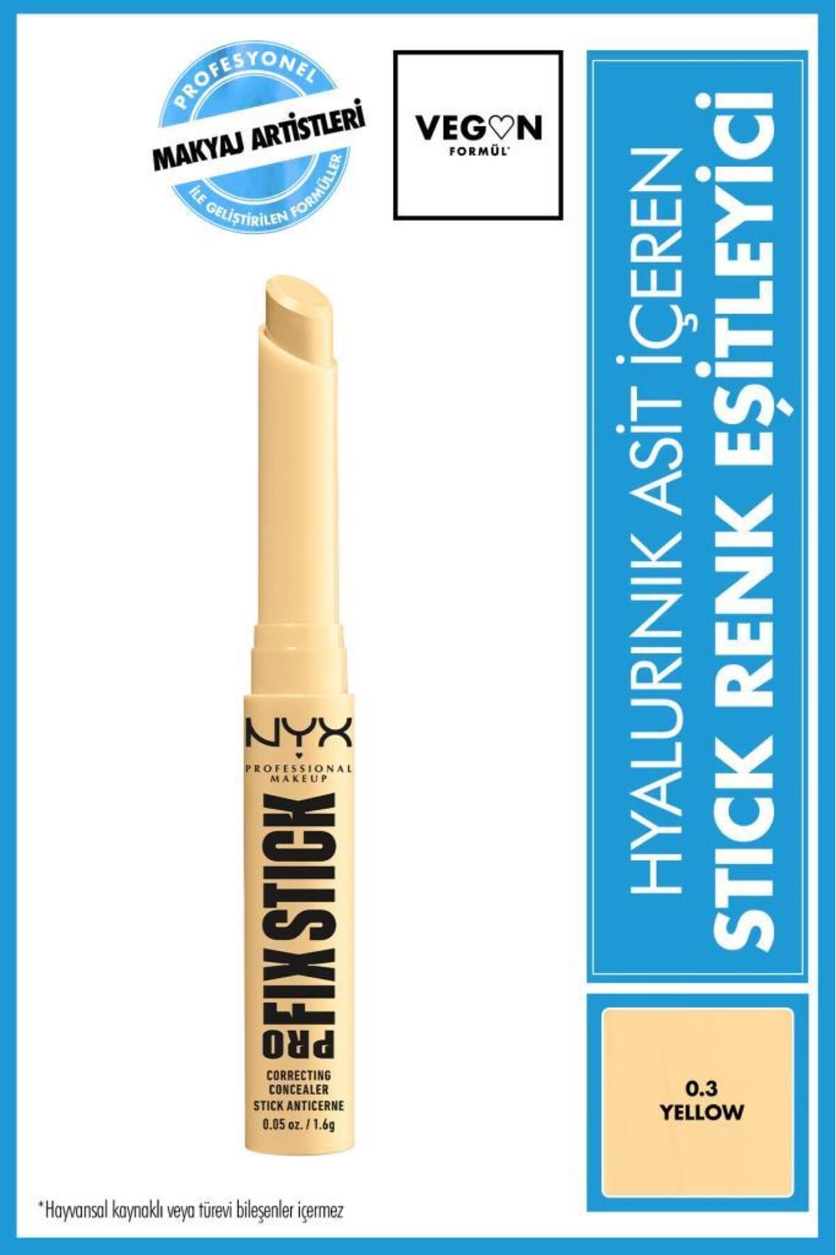 NYX Professional Makeup Pro Fix Stick Renk Eşitleyici - 0.3 Yellow