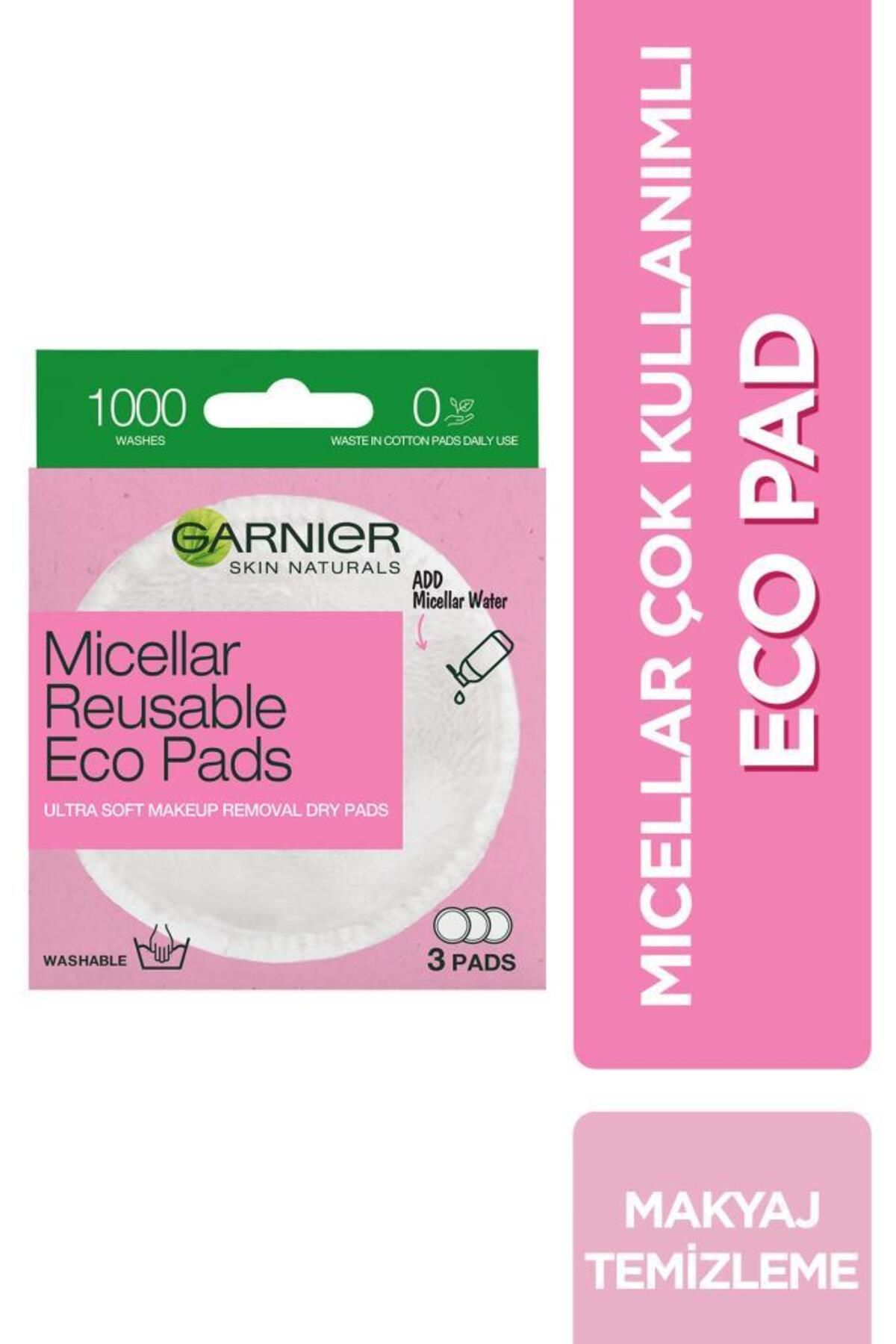 Garnier Micellar Çok Kullanımlı Eco Pad - Makyaj Temizleme Pedleri