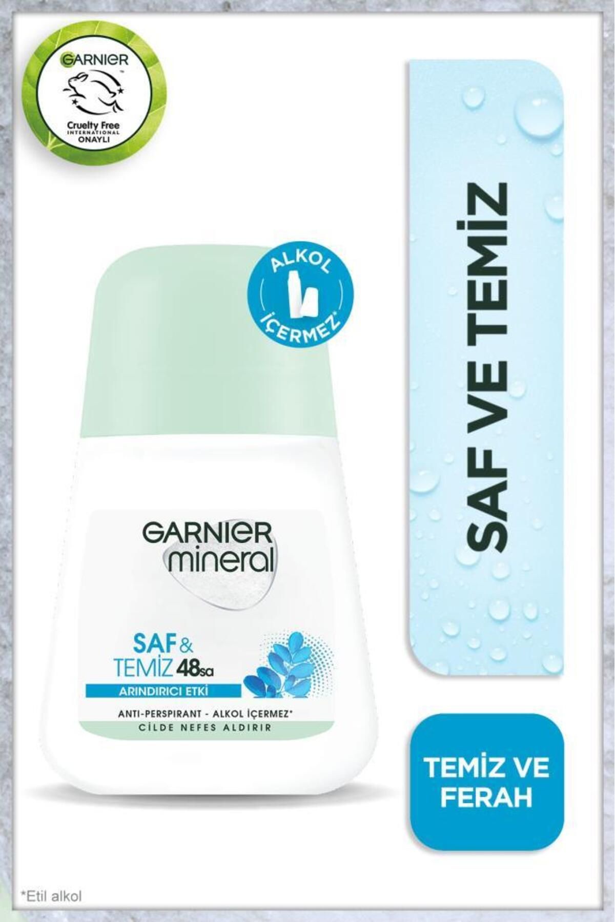 Garnier Mineral Saf Ve Temiz Kadın Roll-on Deodorant 3600542035149