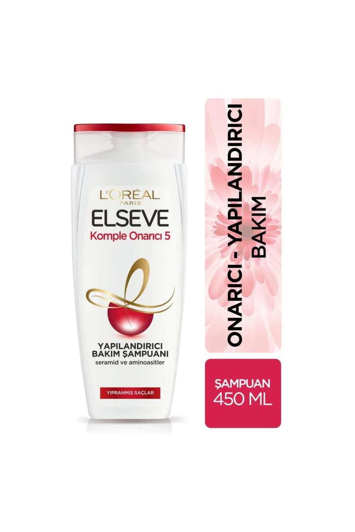 Elseve Komple Onarıcı 5 Yapılandırıcı Bakım Şampuanı 450ml