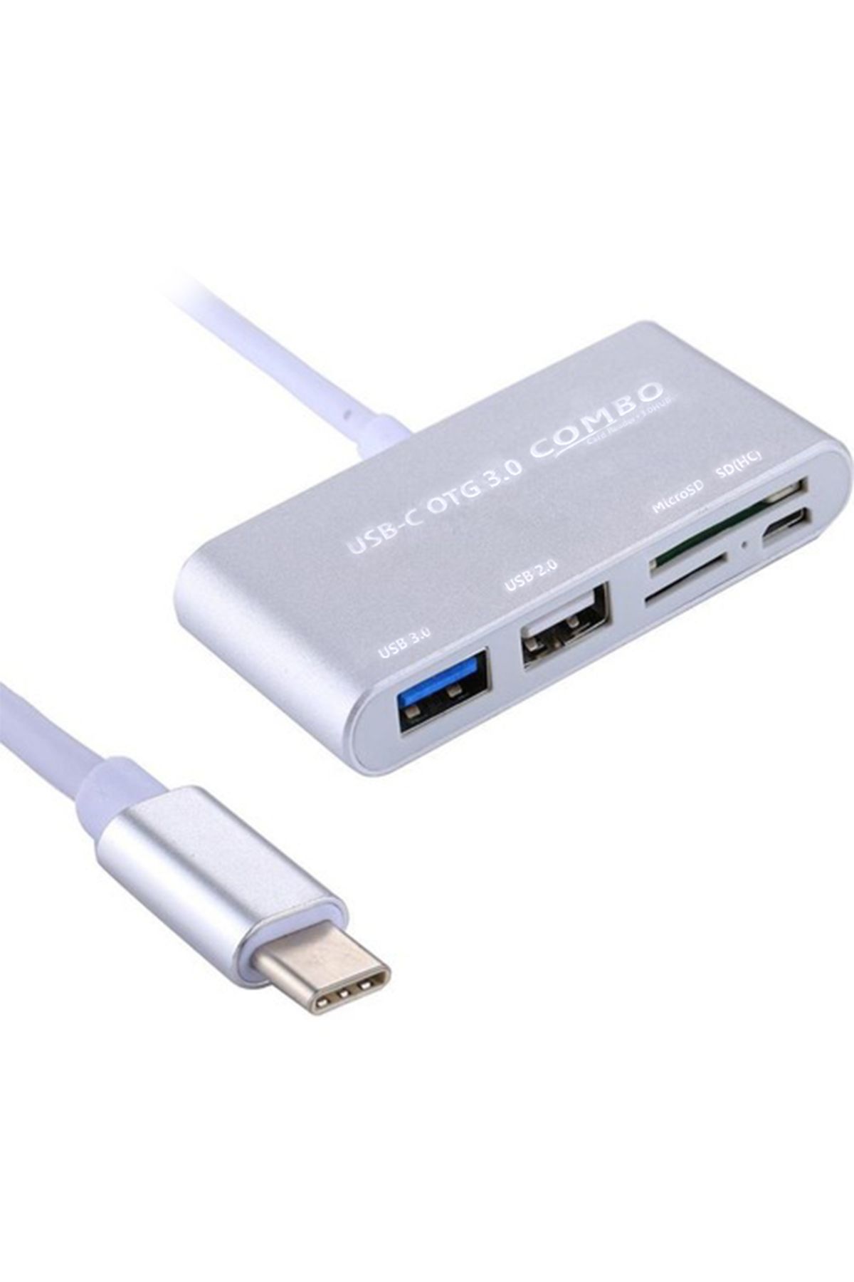 Go İthalat USB TYPE C TO OTG COMBO USB 3.0 HUB+KART OKUYUCU (4199)