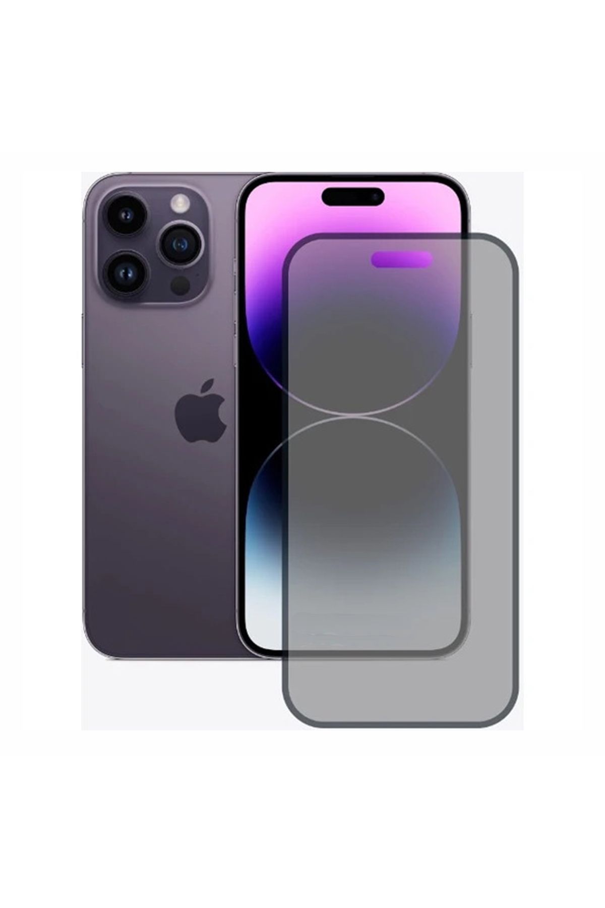 Nettech Apple iPhone 14 Pro Uyumlu Hayalet Full Cam Koruyucu - Siyah