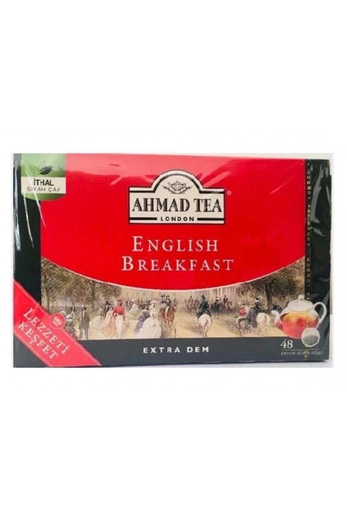 Ahmad Tea English Breakfast Extra Dem 48 Adet Demlik Süzen Poşe 153gr 3' LÜ PAKET ( 153 GR*3 ADET )