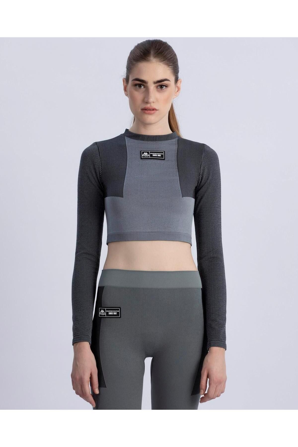 Kappa Authentic Tech Vilfrida Kadın Mor Slim Fit Tişört