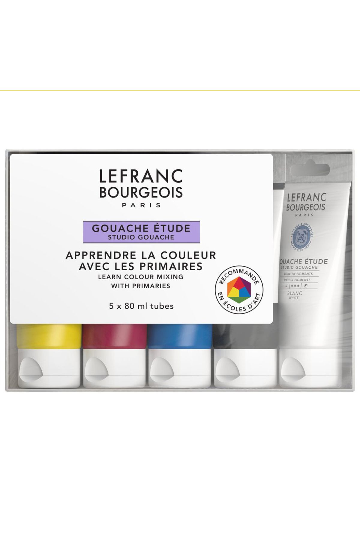 Lefranc Bourgeois Studio Guaj Boya Öğrenci Seti 5x80ml