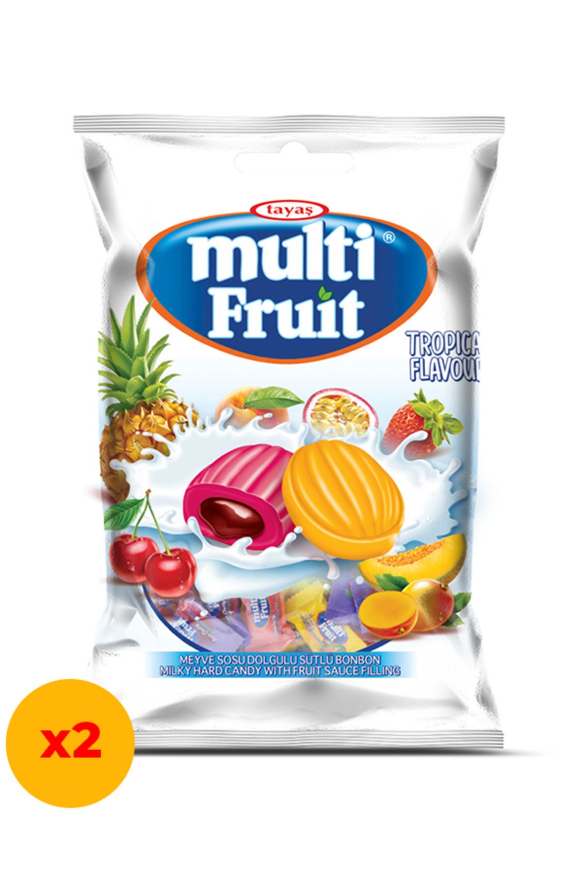 TAYAŞ Tayaş Multi Fruit Poşet 500 Gr x 2