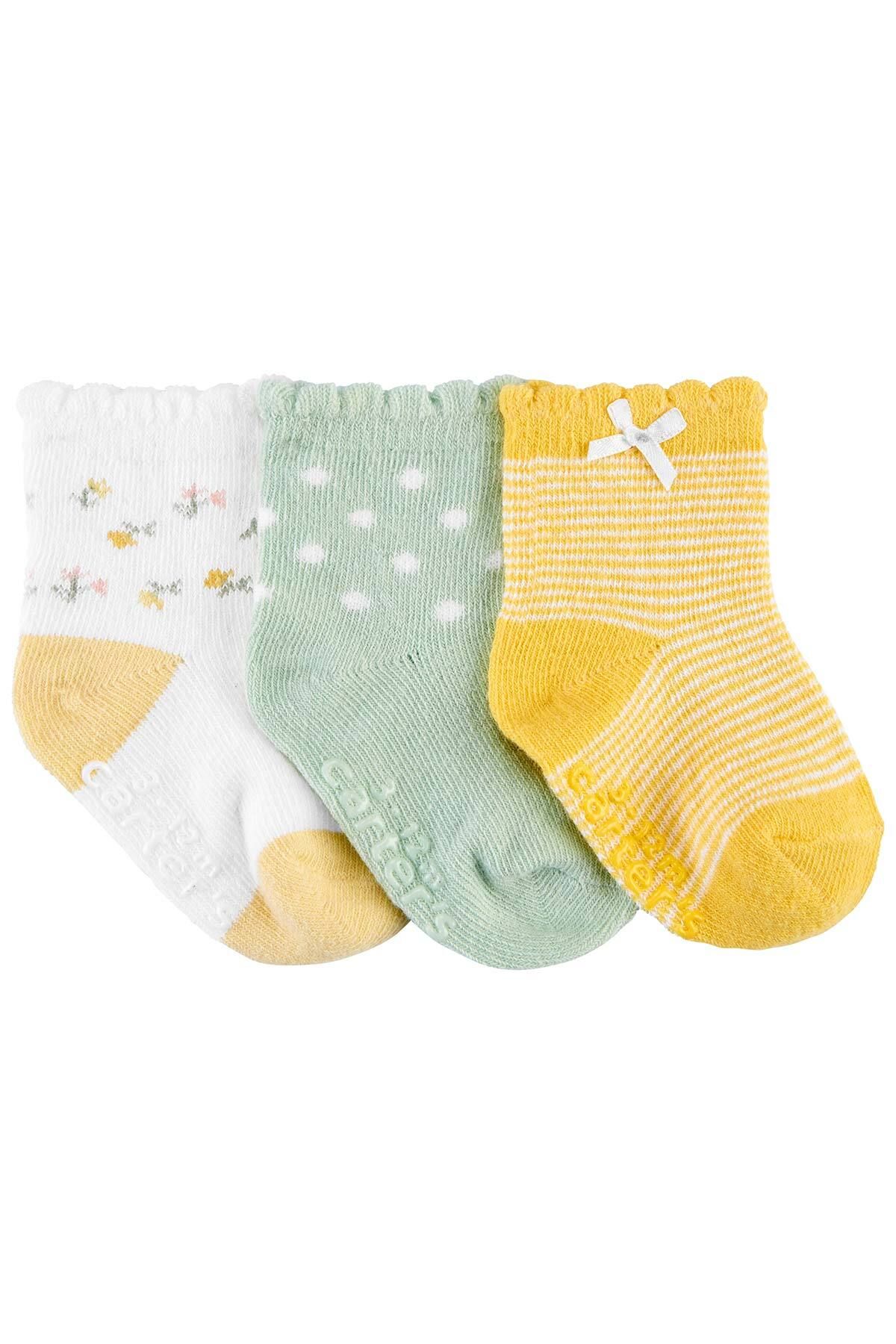Carter's Kız Bebek Çorap Set 3'lü Paket