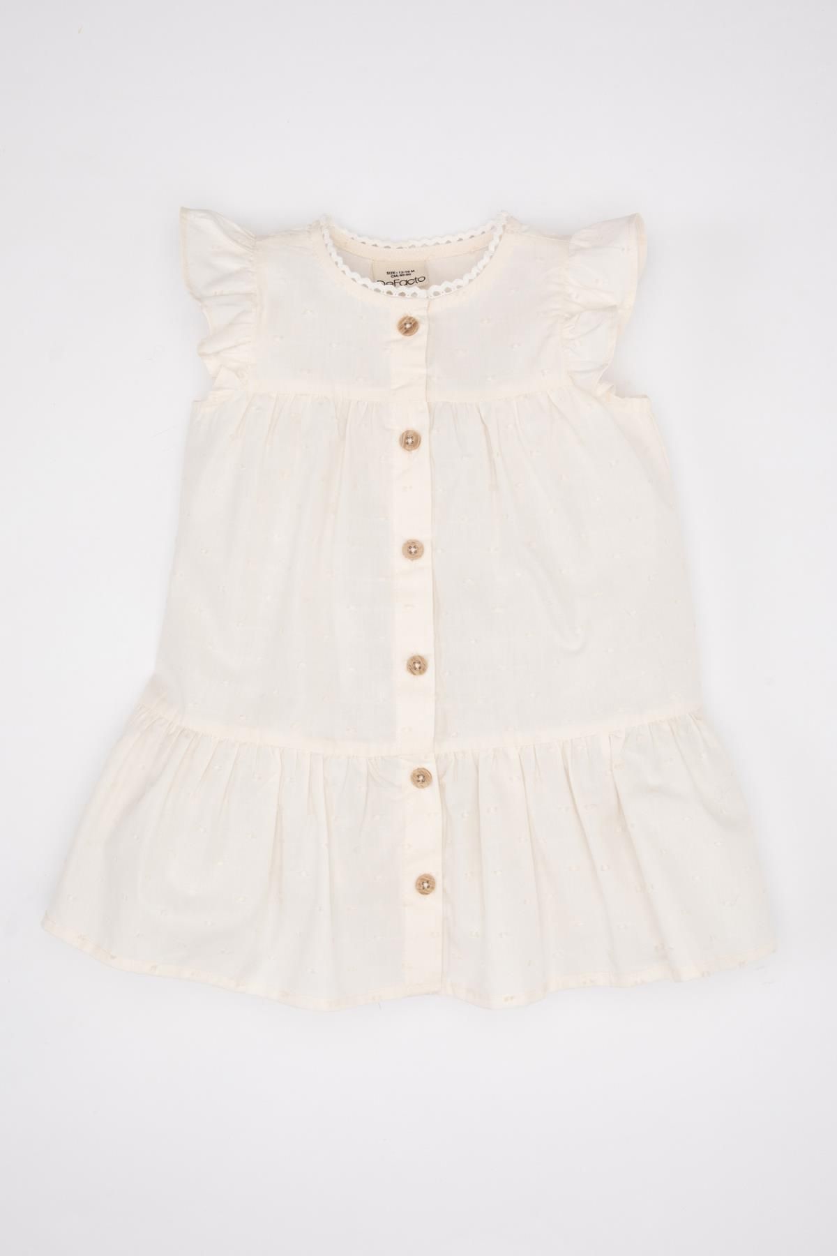 Defacto Kız Bebek Kısa Kollu Elbise C2192A524SM