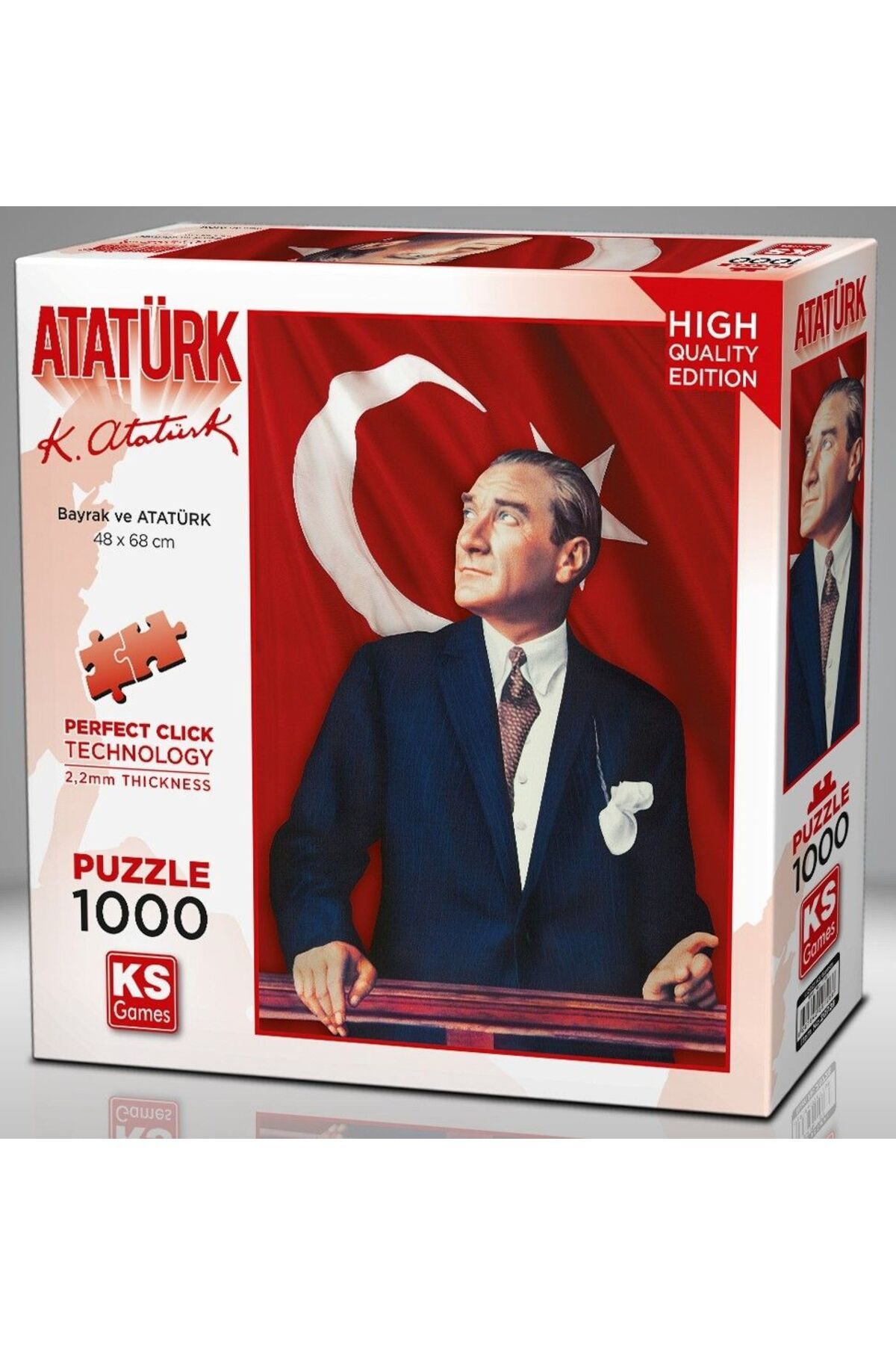 Ks Games 1000 Parça Atatürk Ve Türk Bayrağı