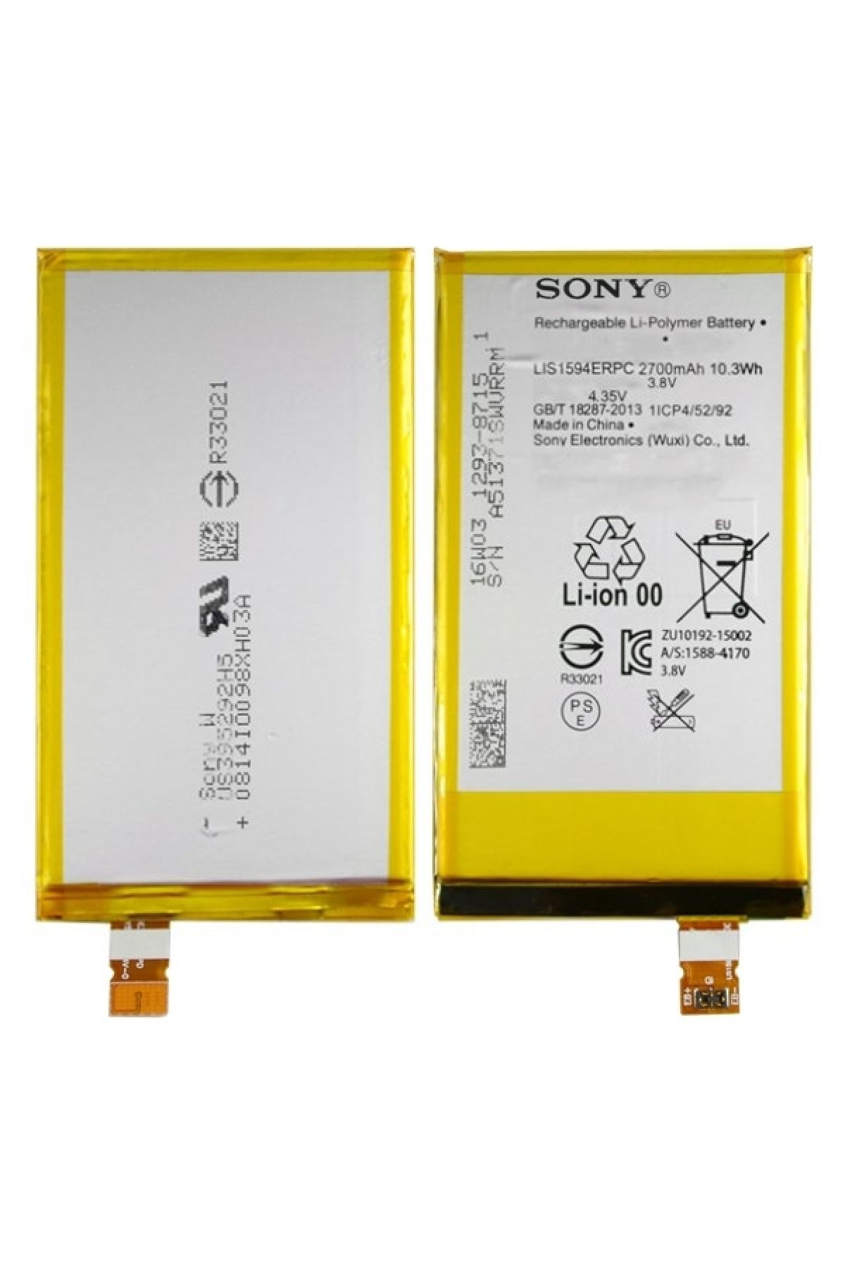 Sony Teknonet Sony Xperia Z5 Compact Uyumlu 2600 MAh Batarya